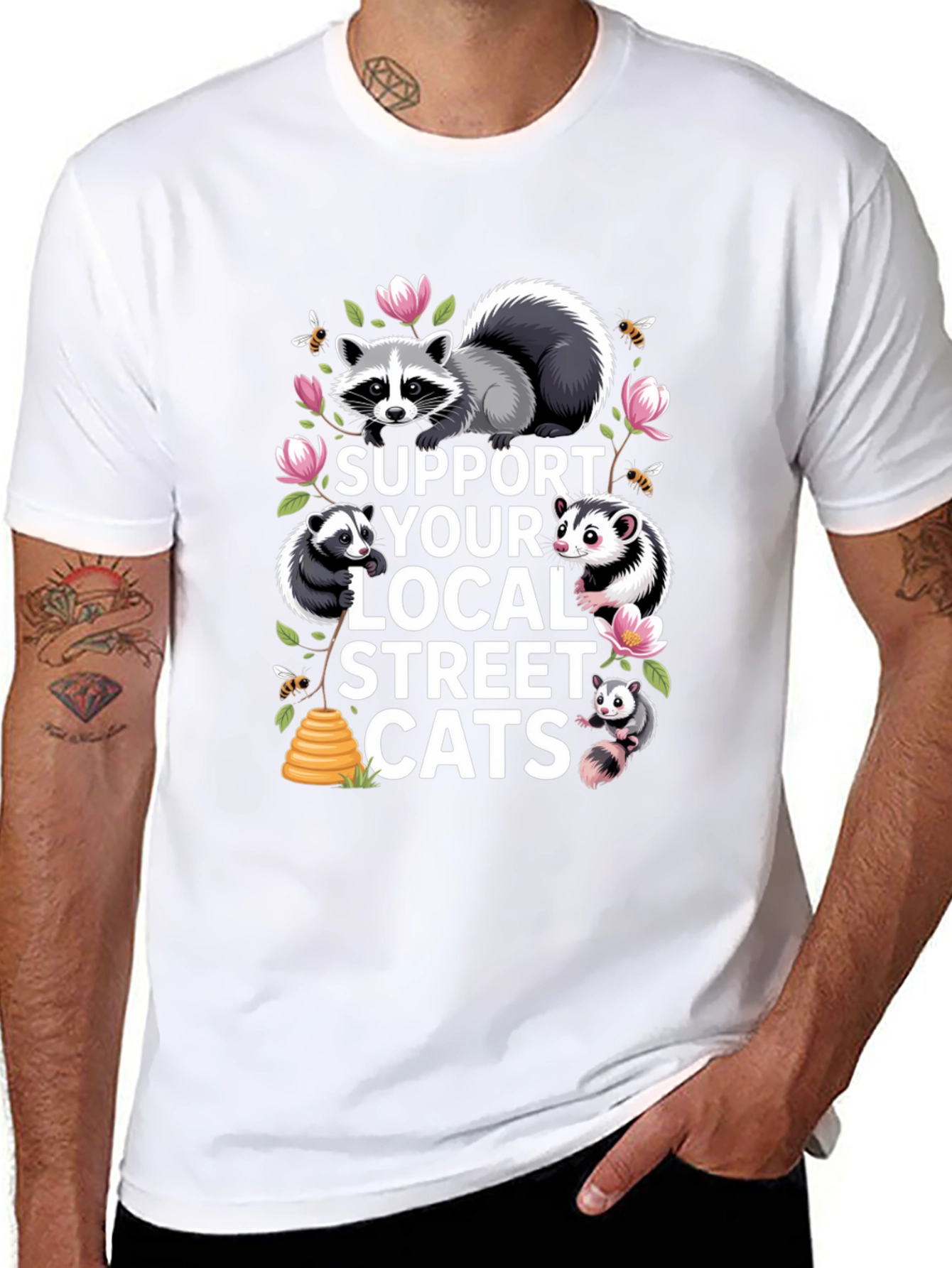 Support Your Local Street Cats T-Shirt