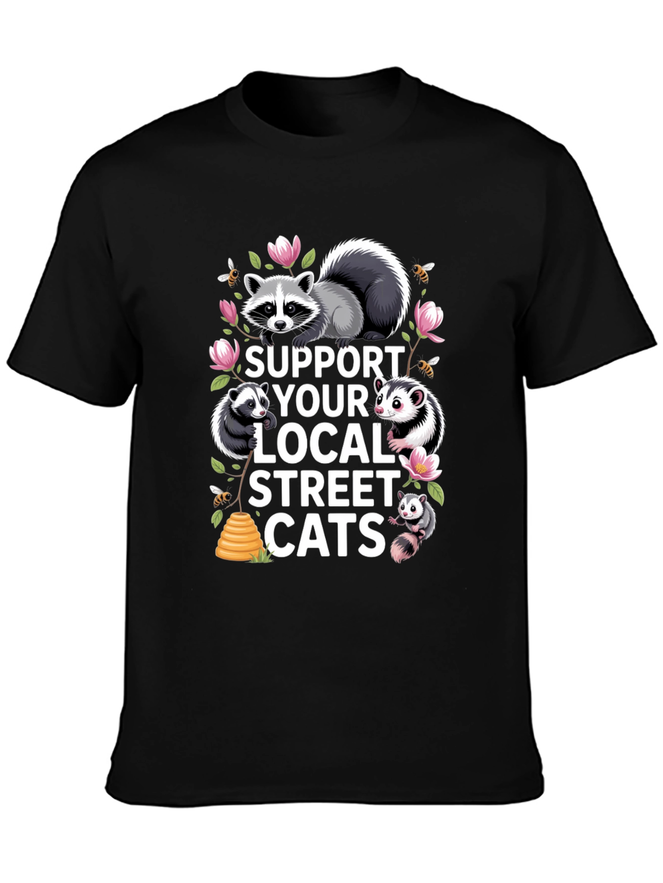 Support Your Local Street Cats T-Shirt