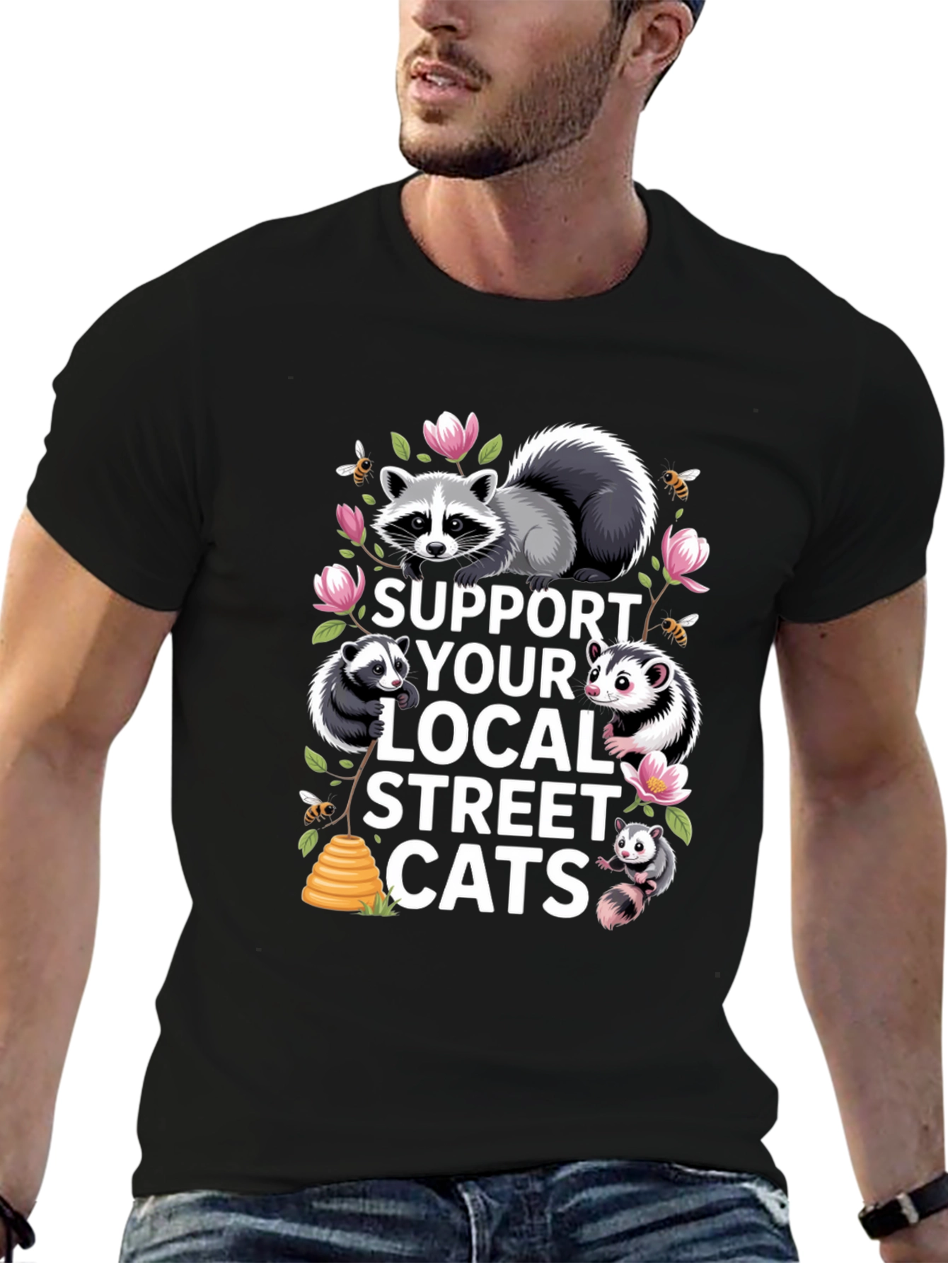 Support Your Local Street Cats T-Shirt