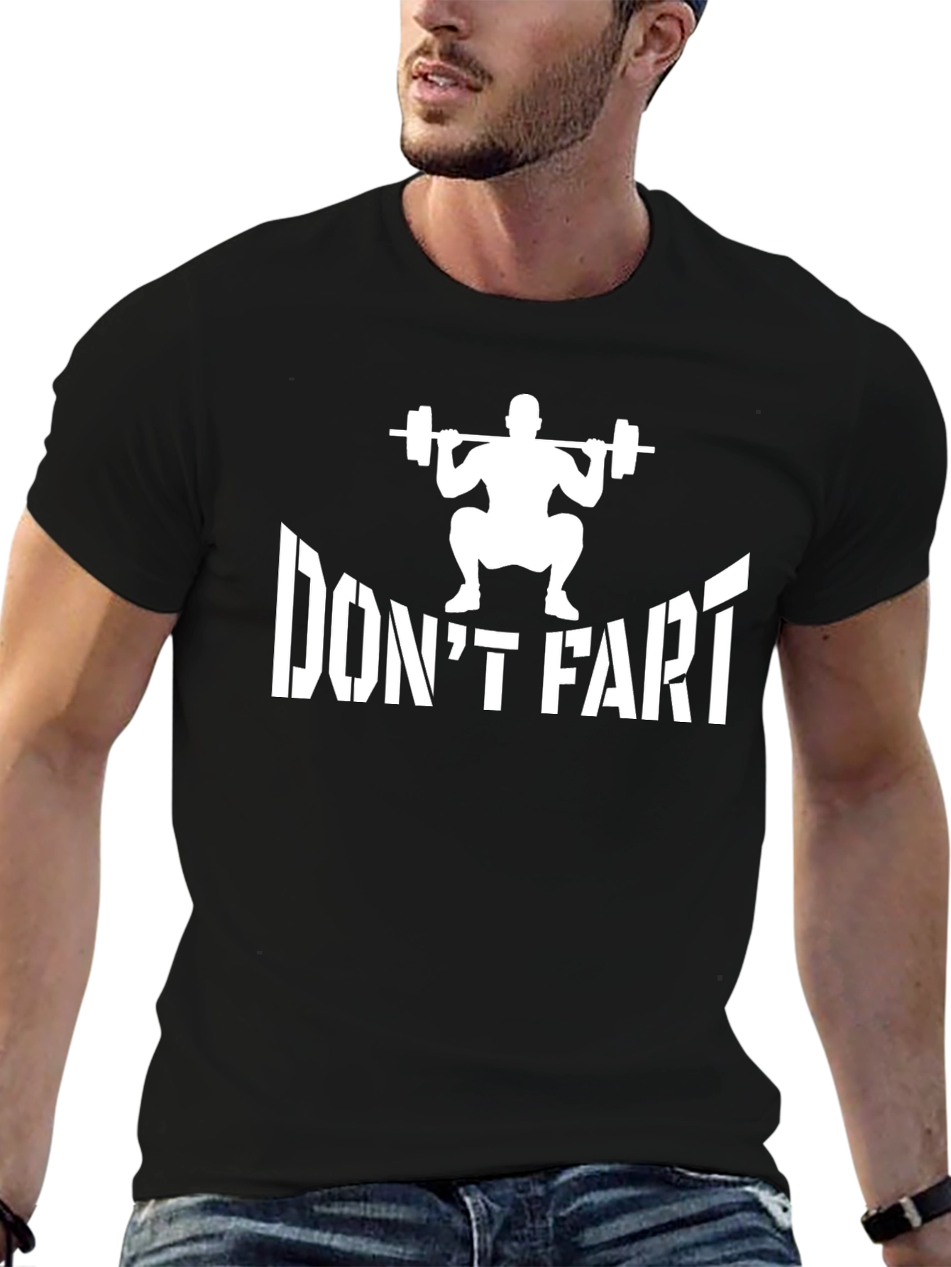 Dont Fart Gym T-Shirt Funny Workout Tee