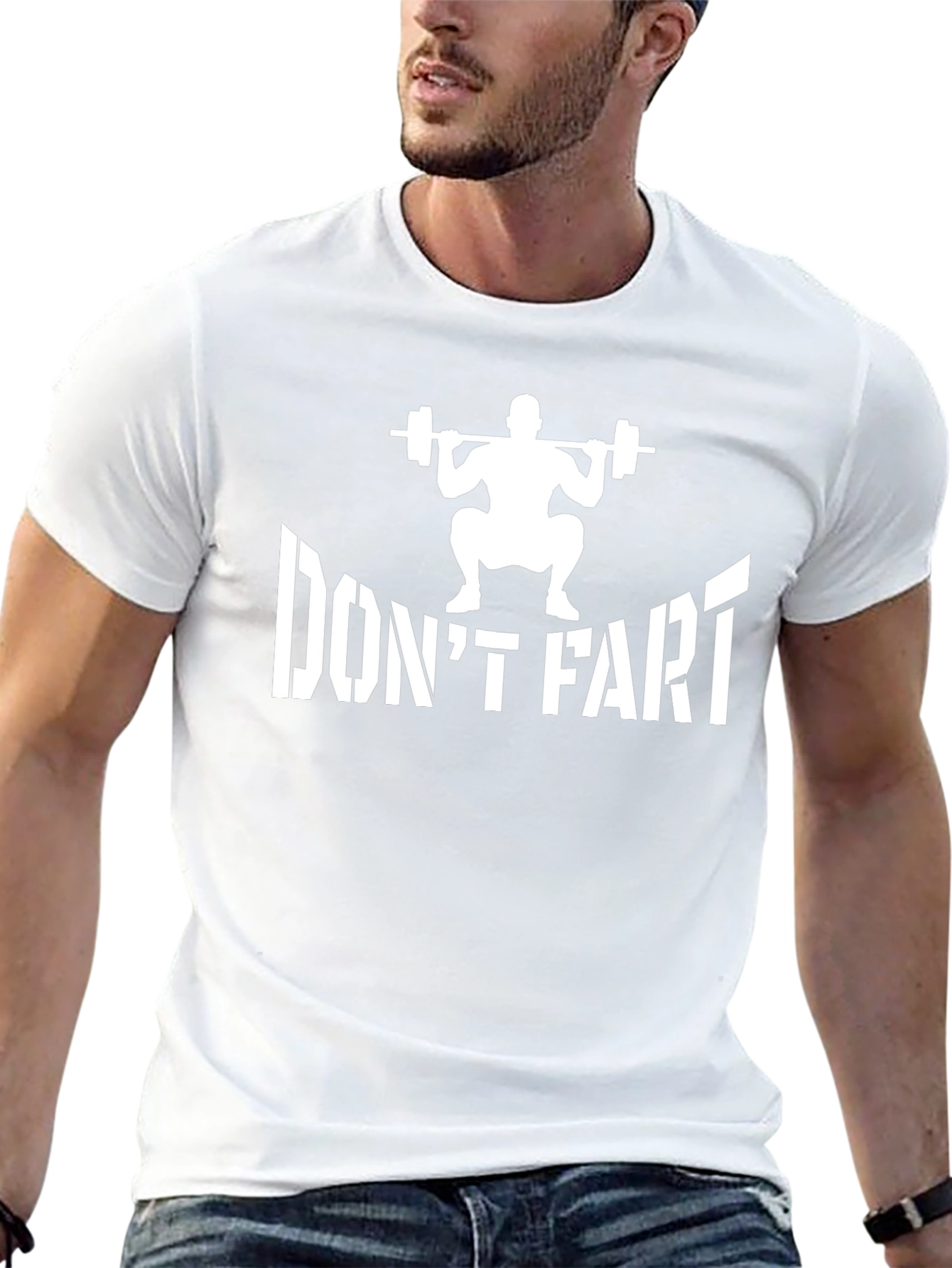 Dont Fart Gym T-Shirt Funny Workout Tee