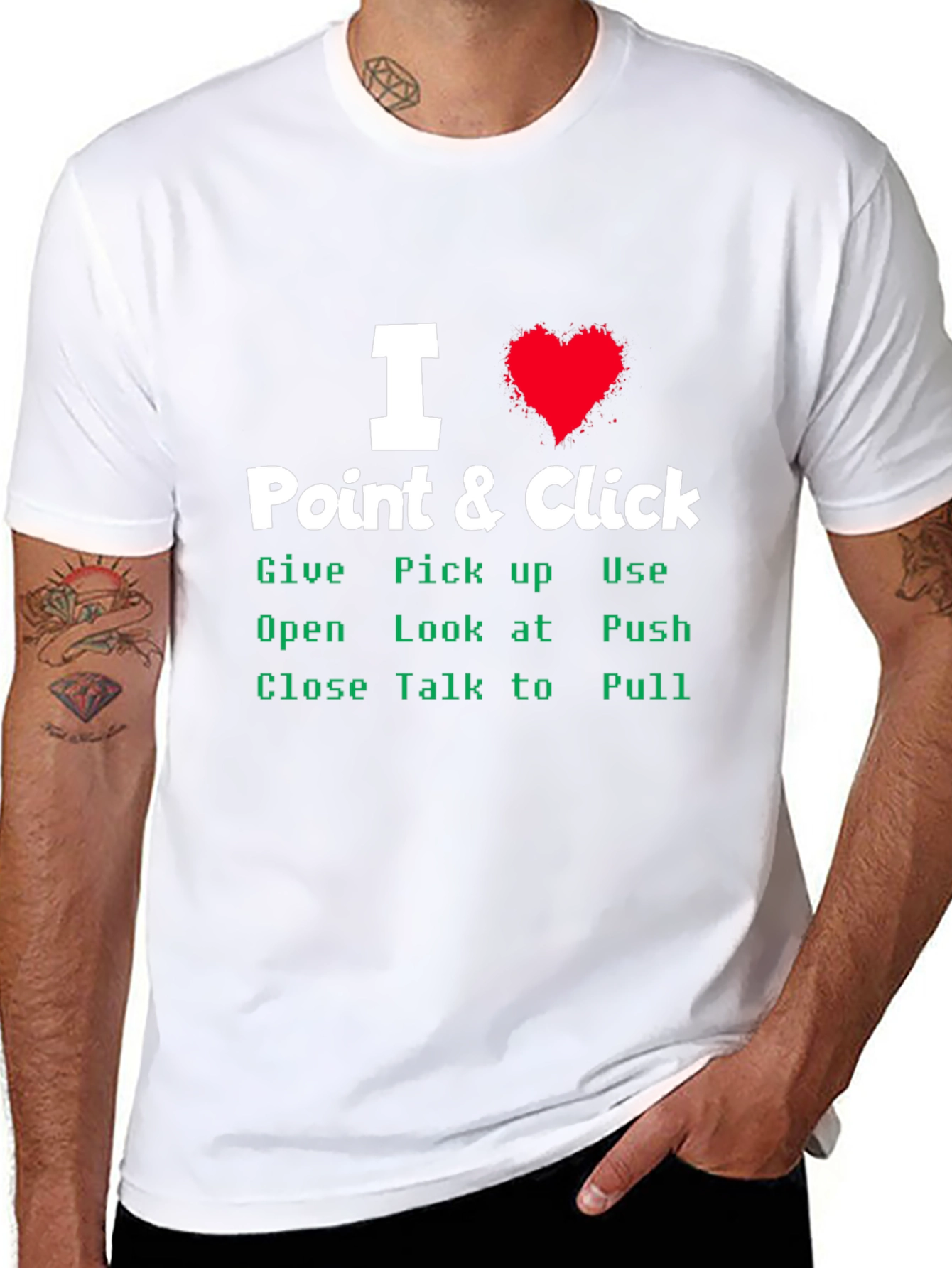 I Heart Point & Click Adventure Game T-Shirt