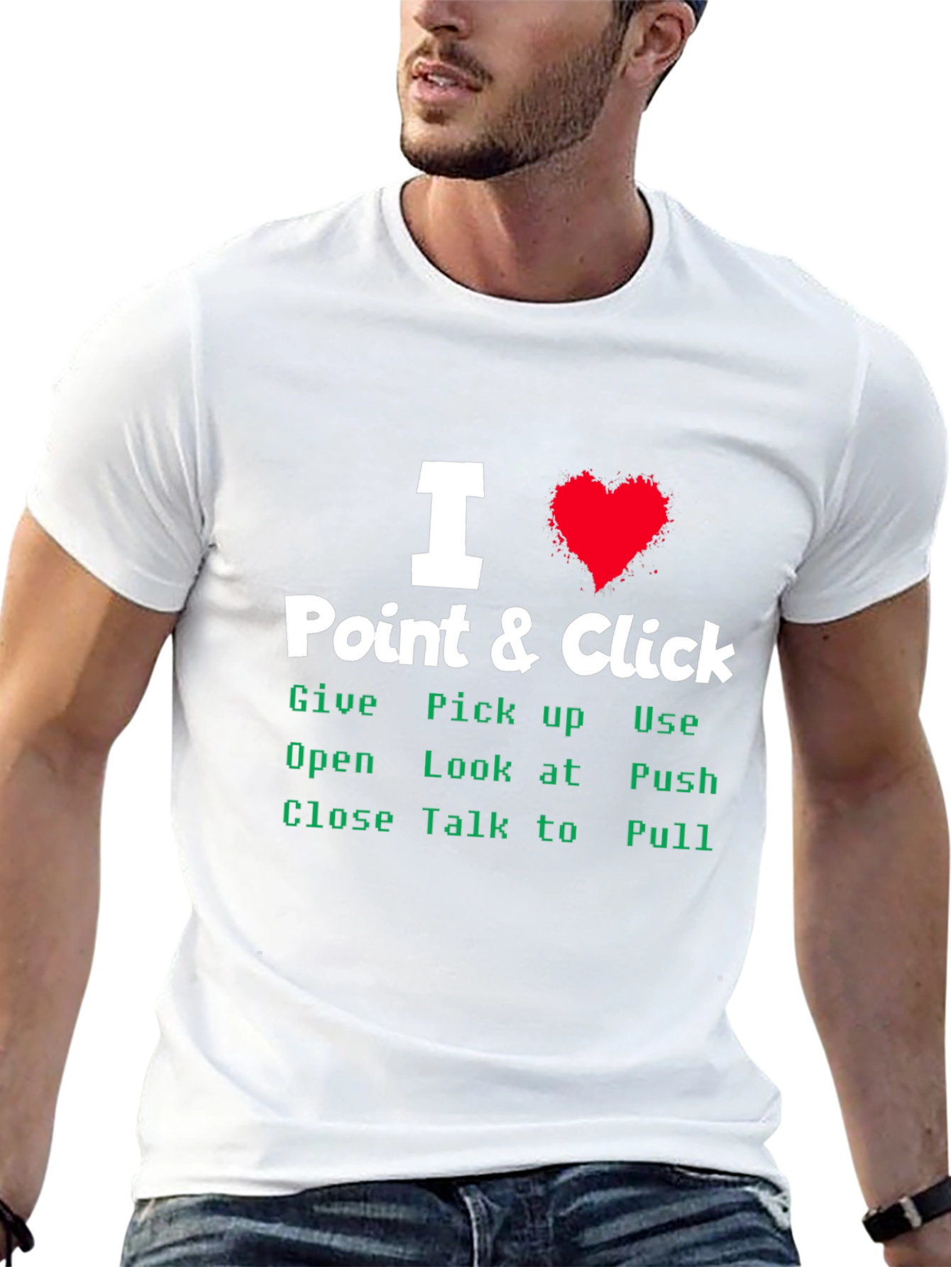 I Heart Point & Click Adventure Game T-Shirt