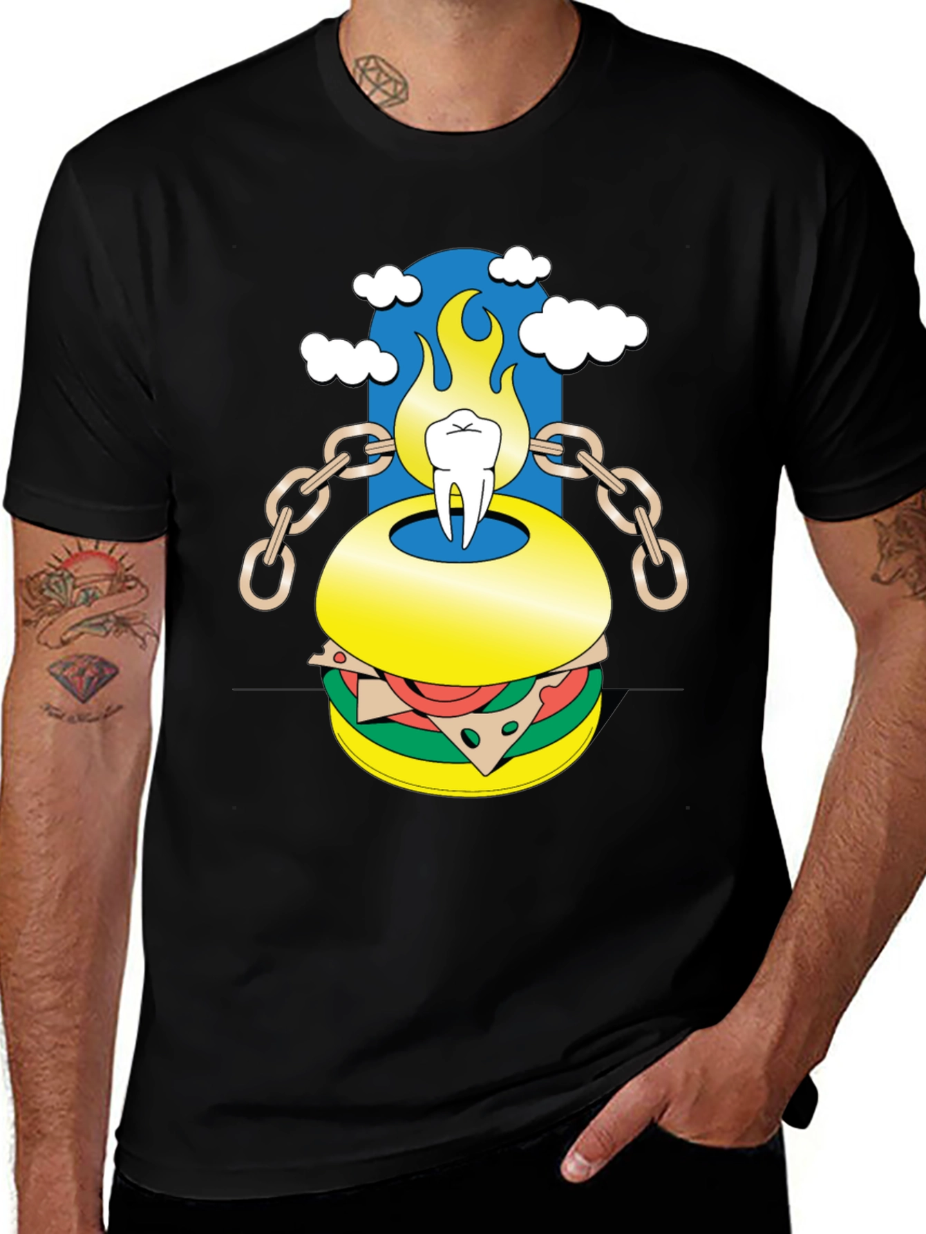 Tooth Burger Graphic Tee