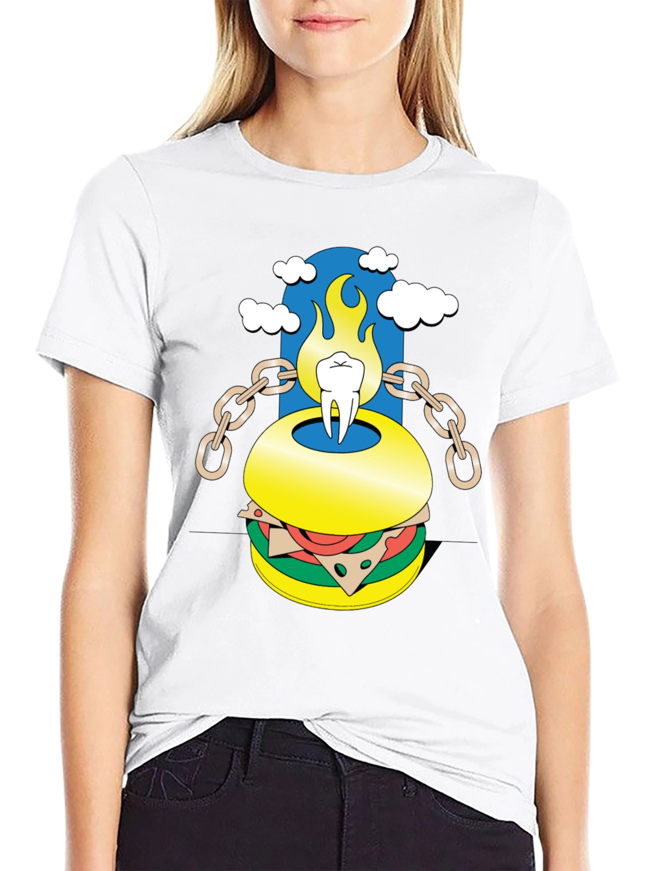 Tooth Burger Graphic Tee