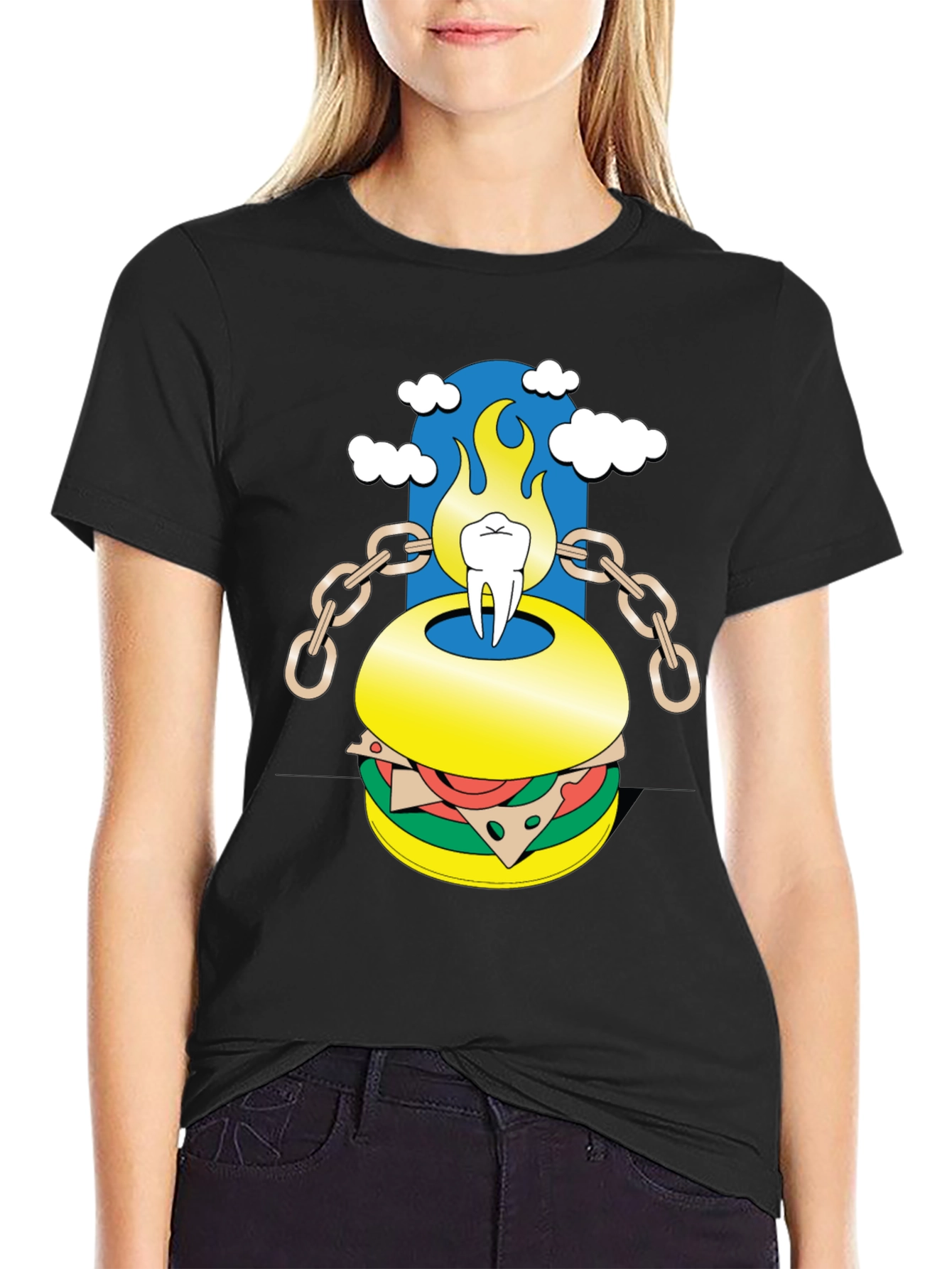 Tooth Burger Graphic Tee