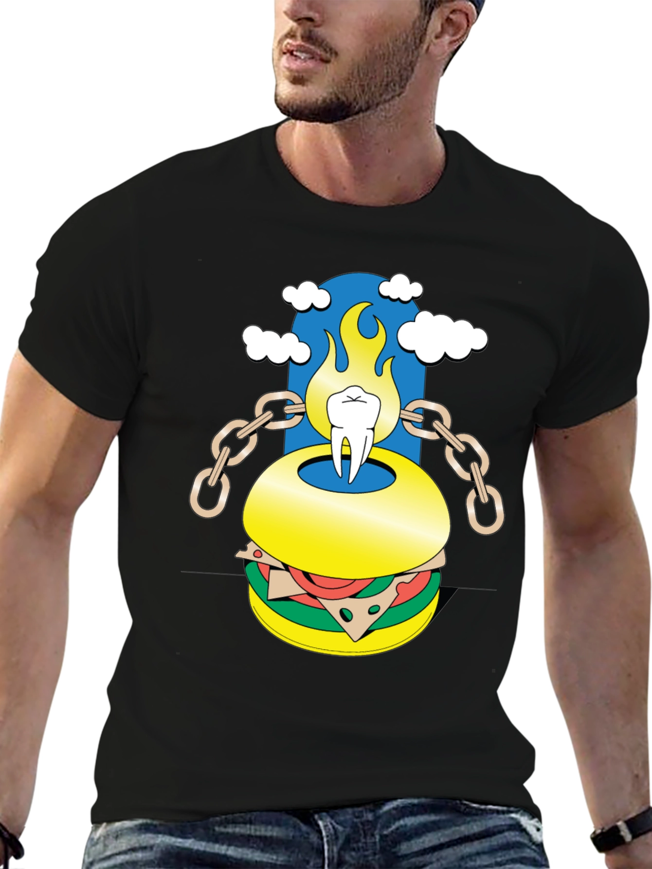 Tooth Burger Graphic Tee