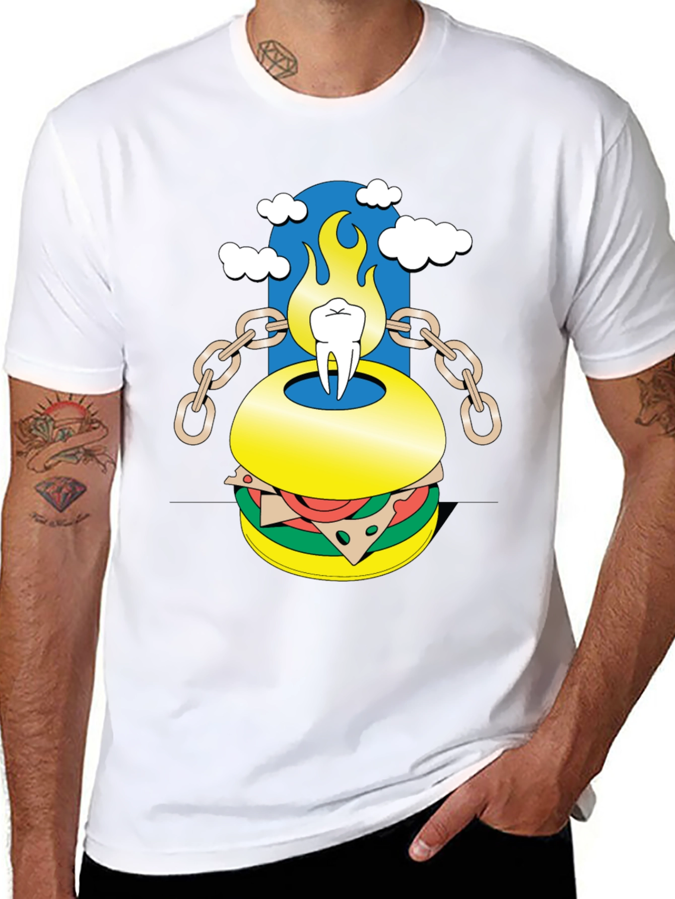 Tooth Burger Graphic Tee