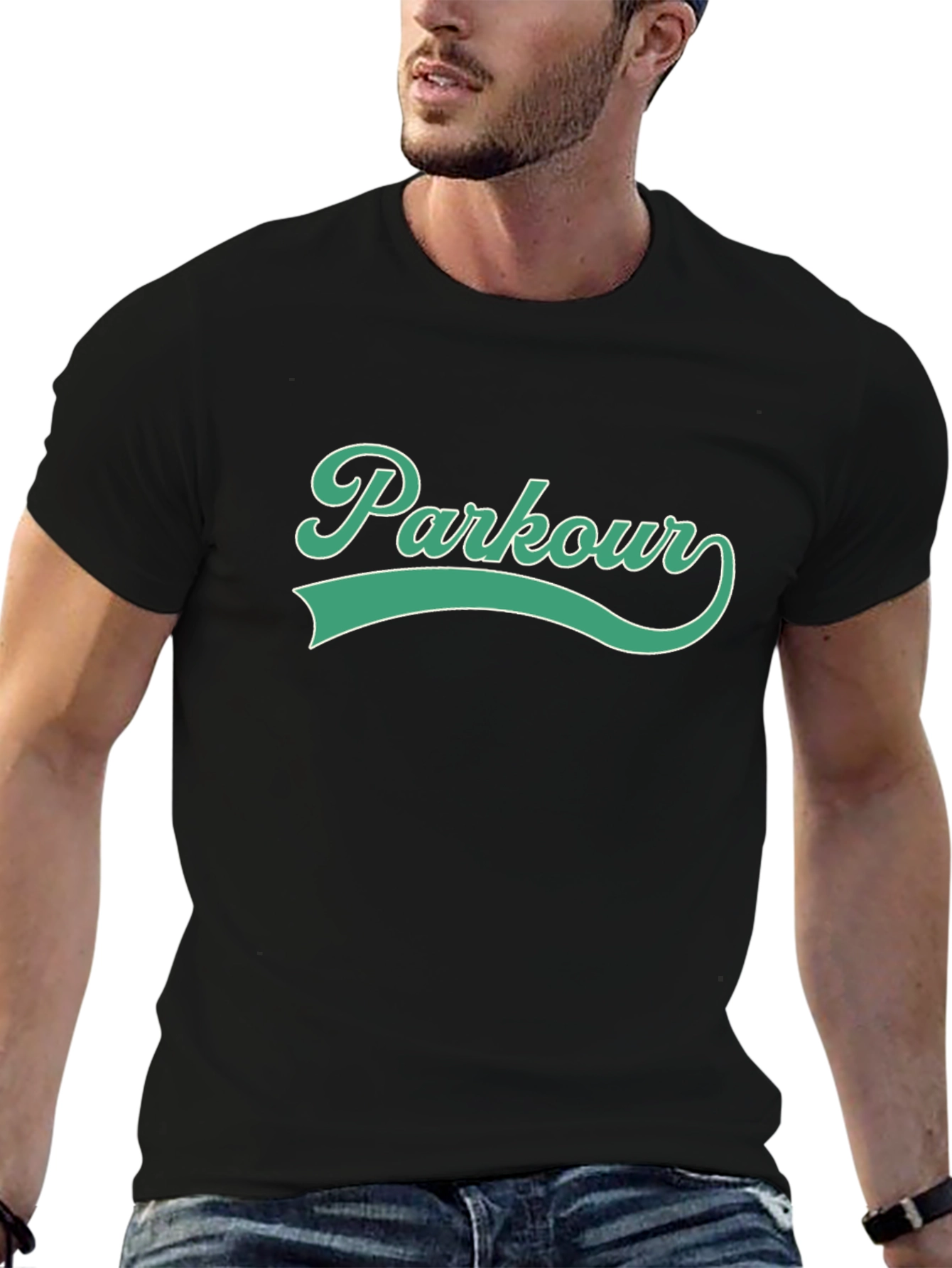 Parkour Style Black T-Shirt