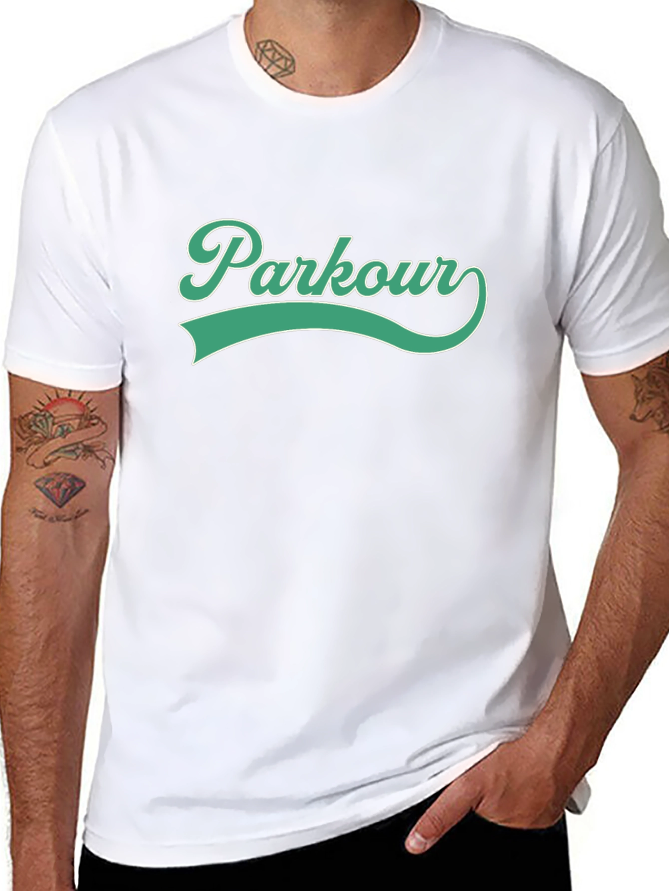 Parkour Style Black T-Shirt