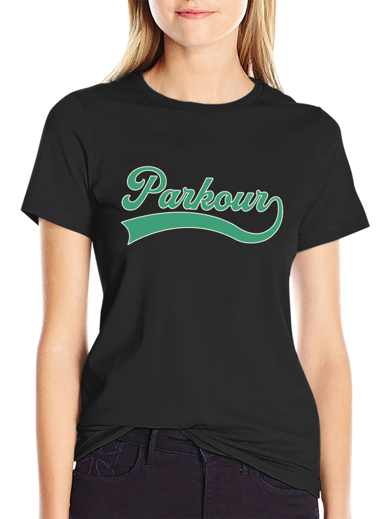 Parkour Style Black T-Shirt