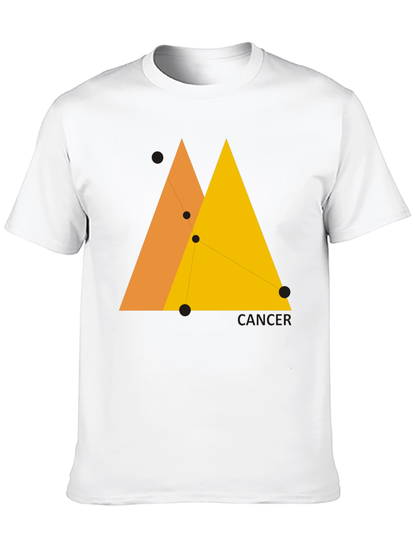 Cancer Constellation Graphic Tee - Modern Zodiac T-Shirt