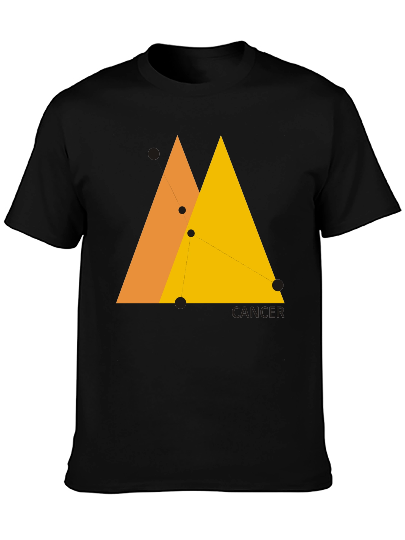 Cancer Constellation Graphic Tee - Modern Zodiac T-Shirt