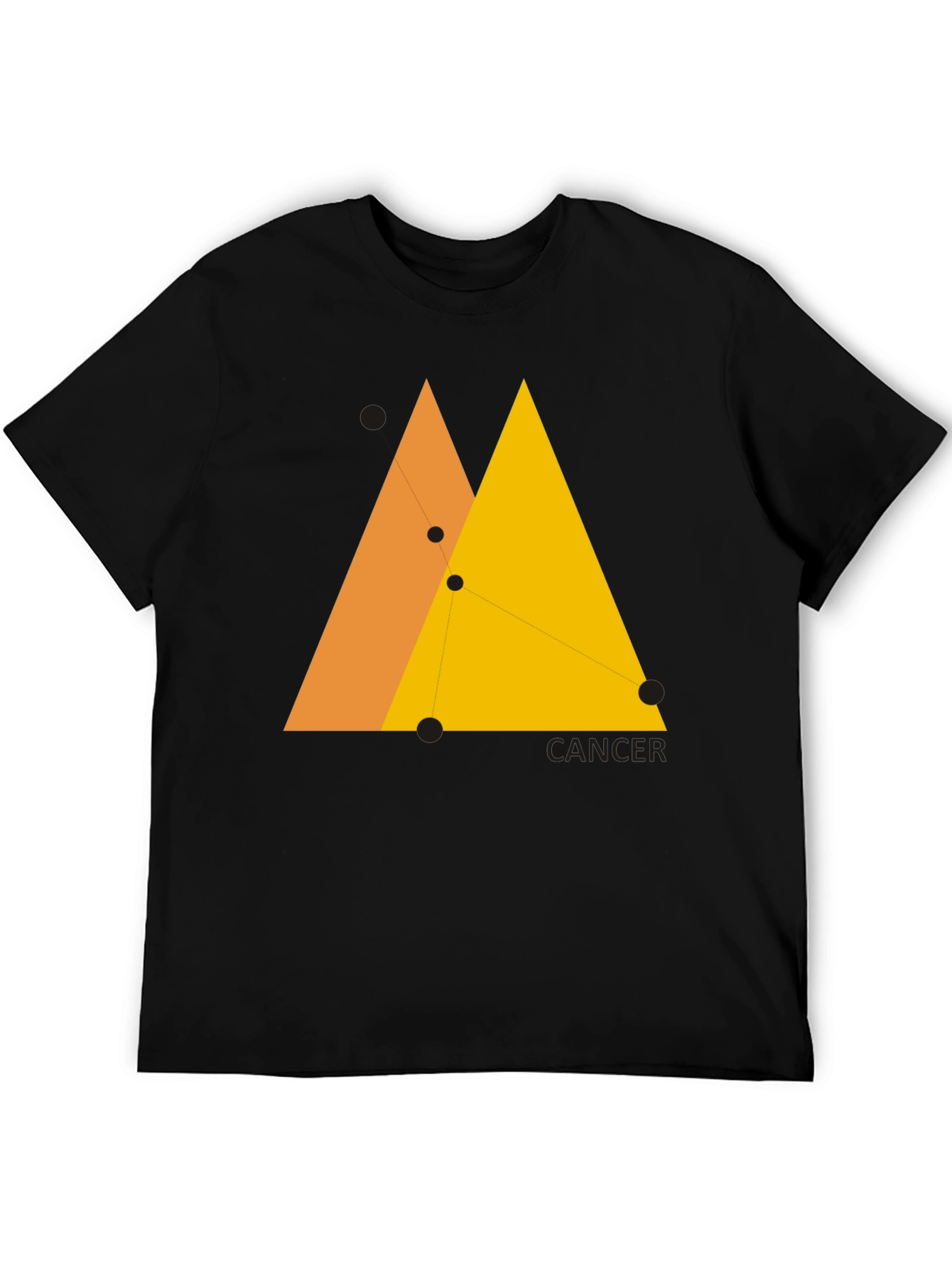 Cancer Constellation Graphic Tee - Modern Zodiac T-Shirt