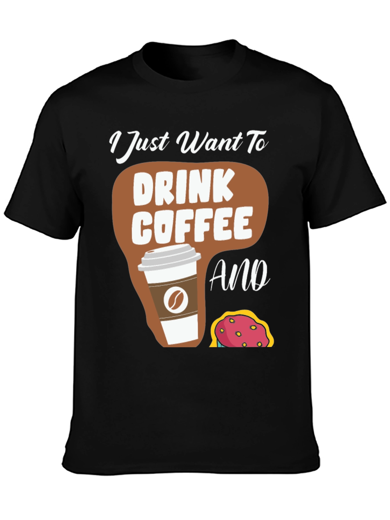 Coffee and Donut T-Shirt - Unisex Crew Neck Tee