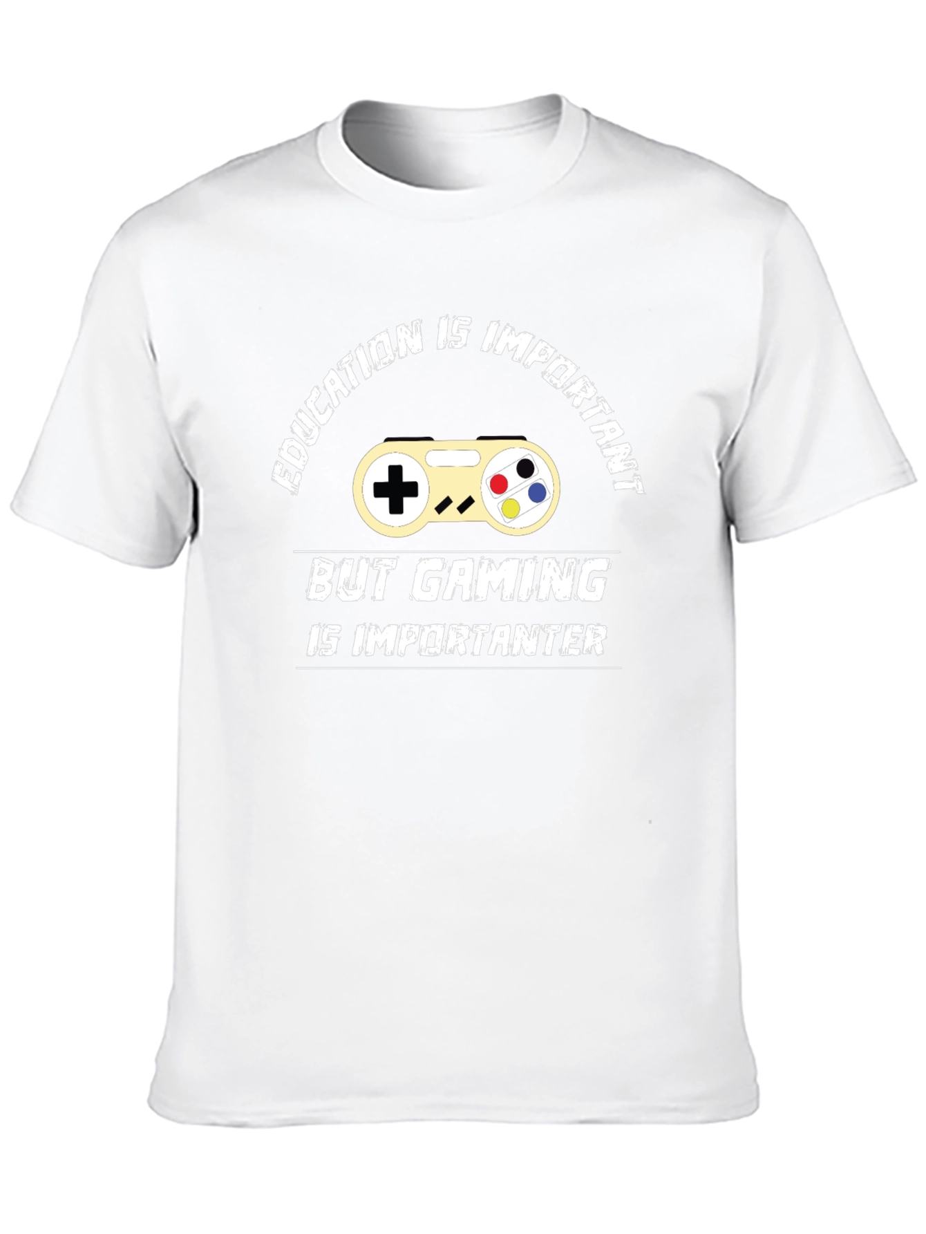 Gaming is Importanter T-Shirt - Black Cotton Tee