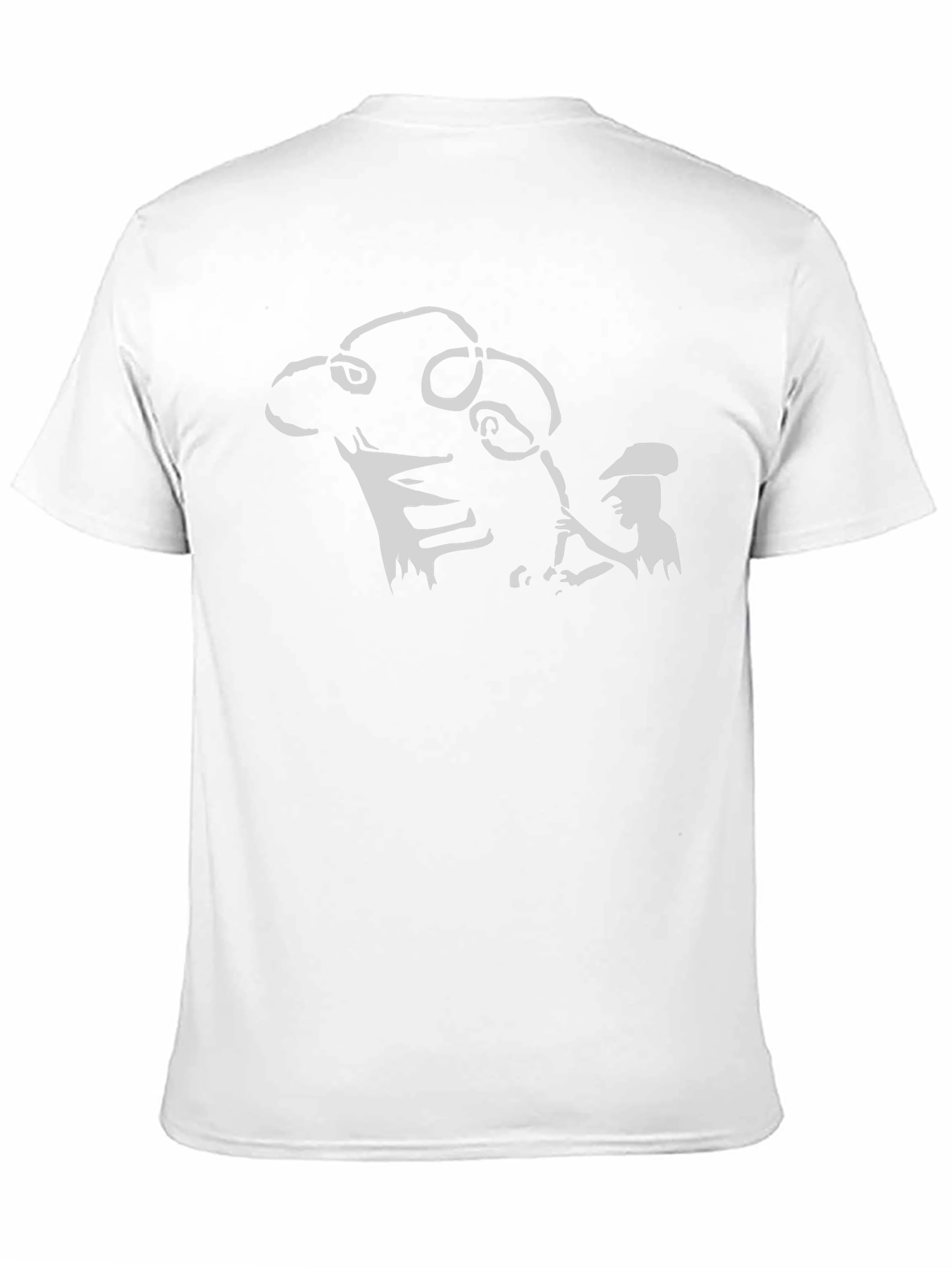 Silhouette Graphic Tee - Black Cotton Blend