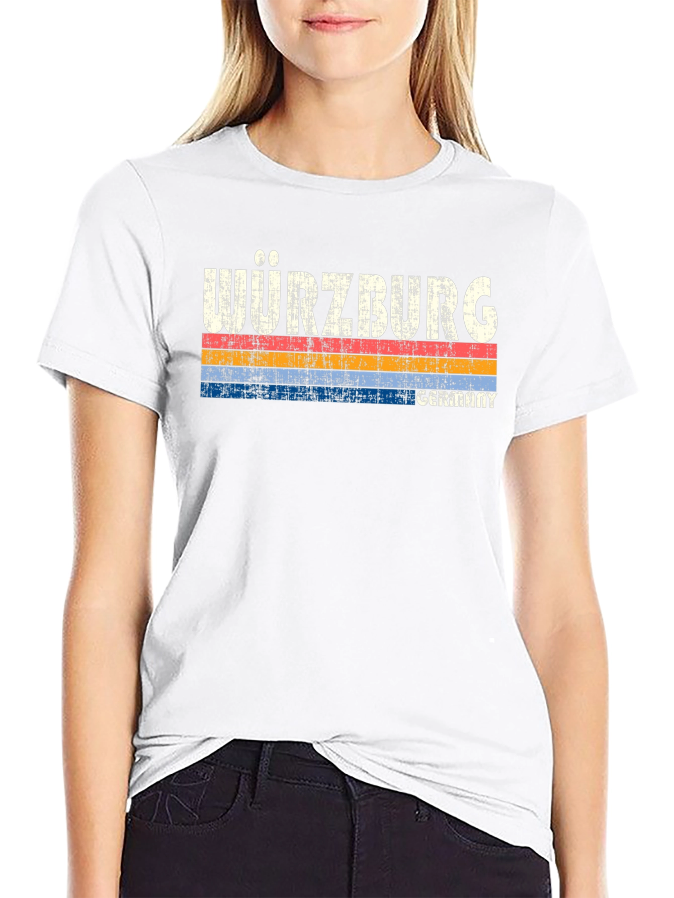 Würzburg Germany Retro T-Shirt