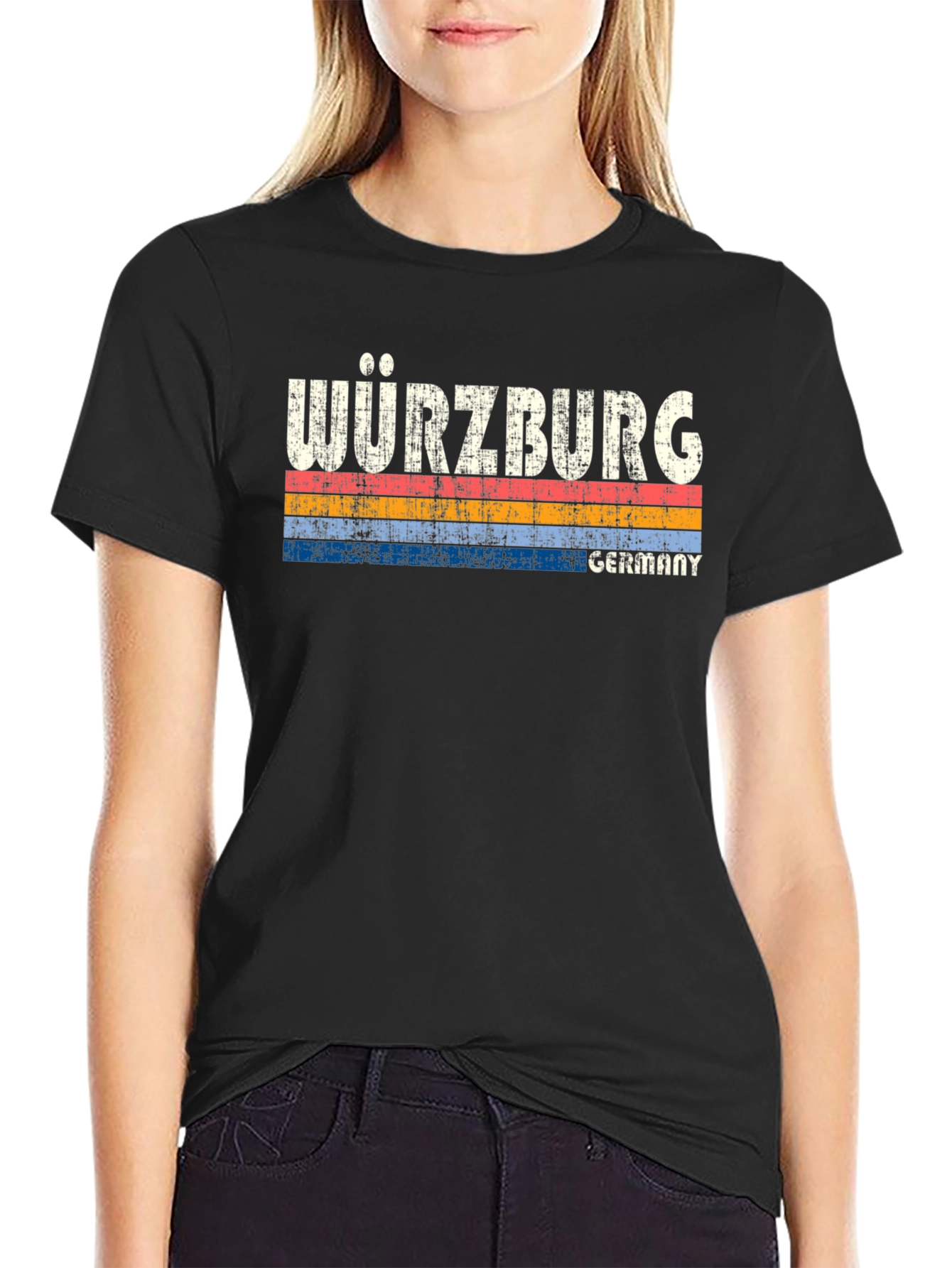Würzburg Germany Retro T-Shirt