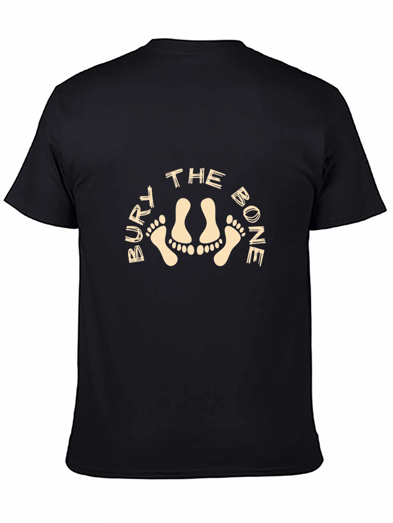 Bury The Bone Funny Graphic T-Shirt