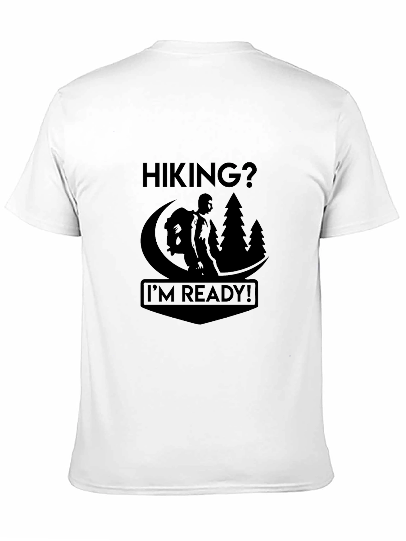 Hiking Ready Black T-Shirt