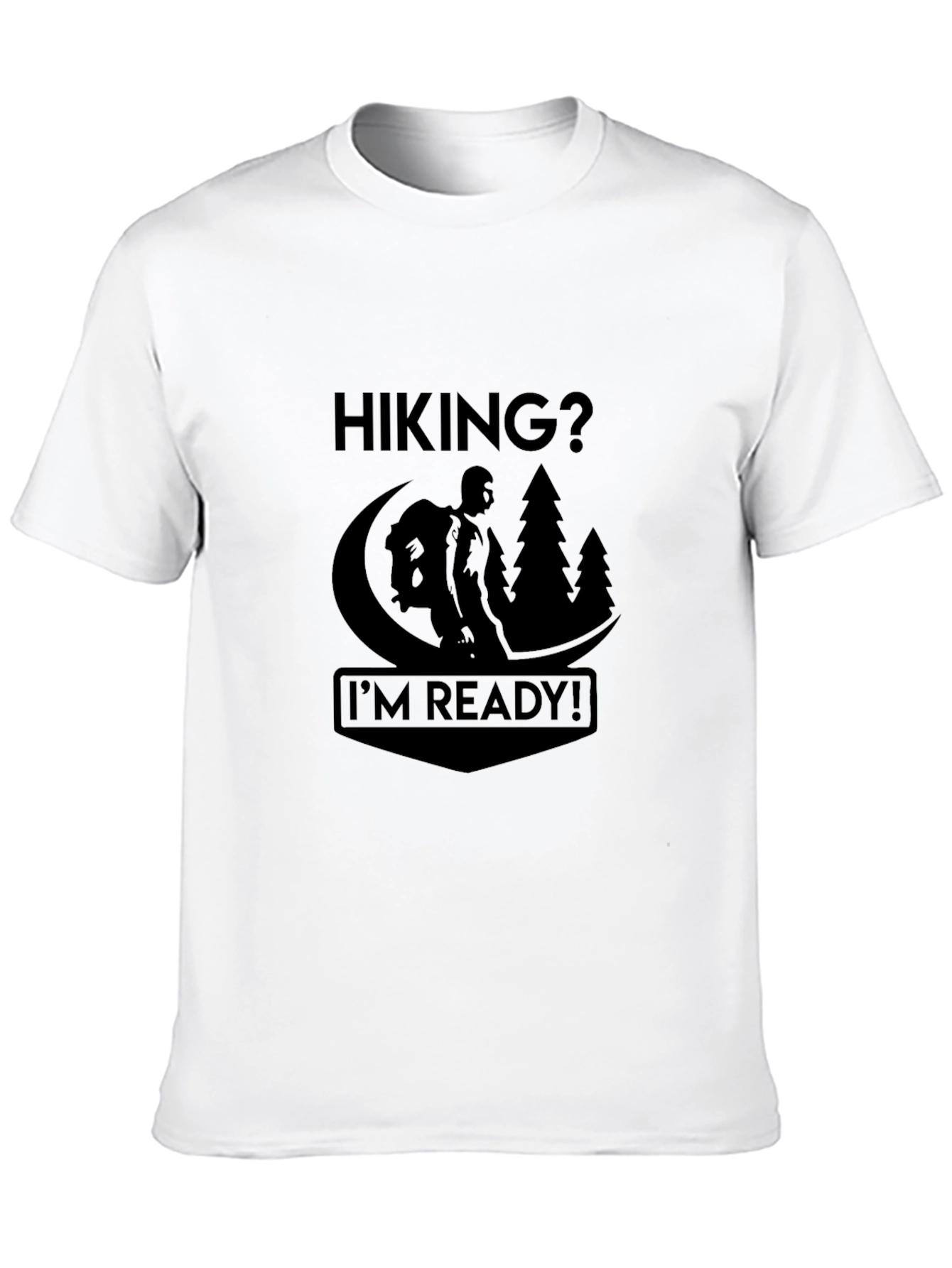 Hiking Ready Black T-Shirt