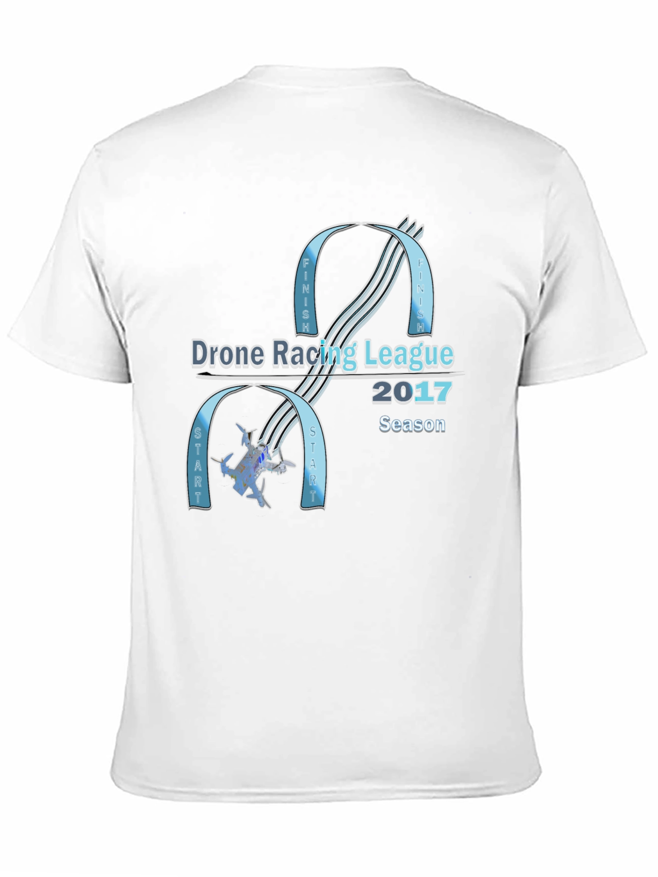 Drone Racing League 2017 Season Black T-Shirt