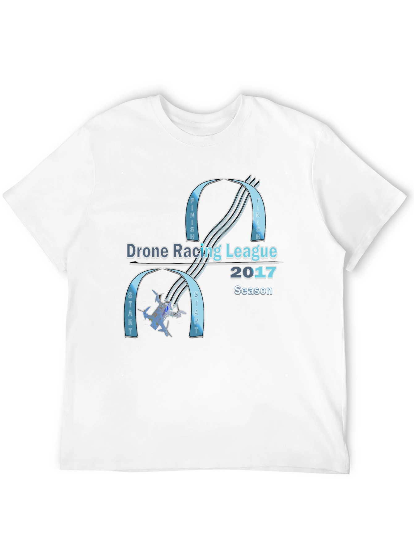 Drone Racing League 2017 Season Black T-Shirt