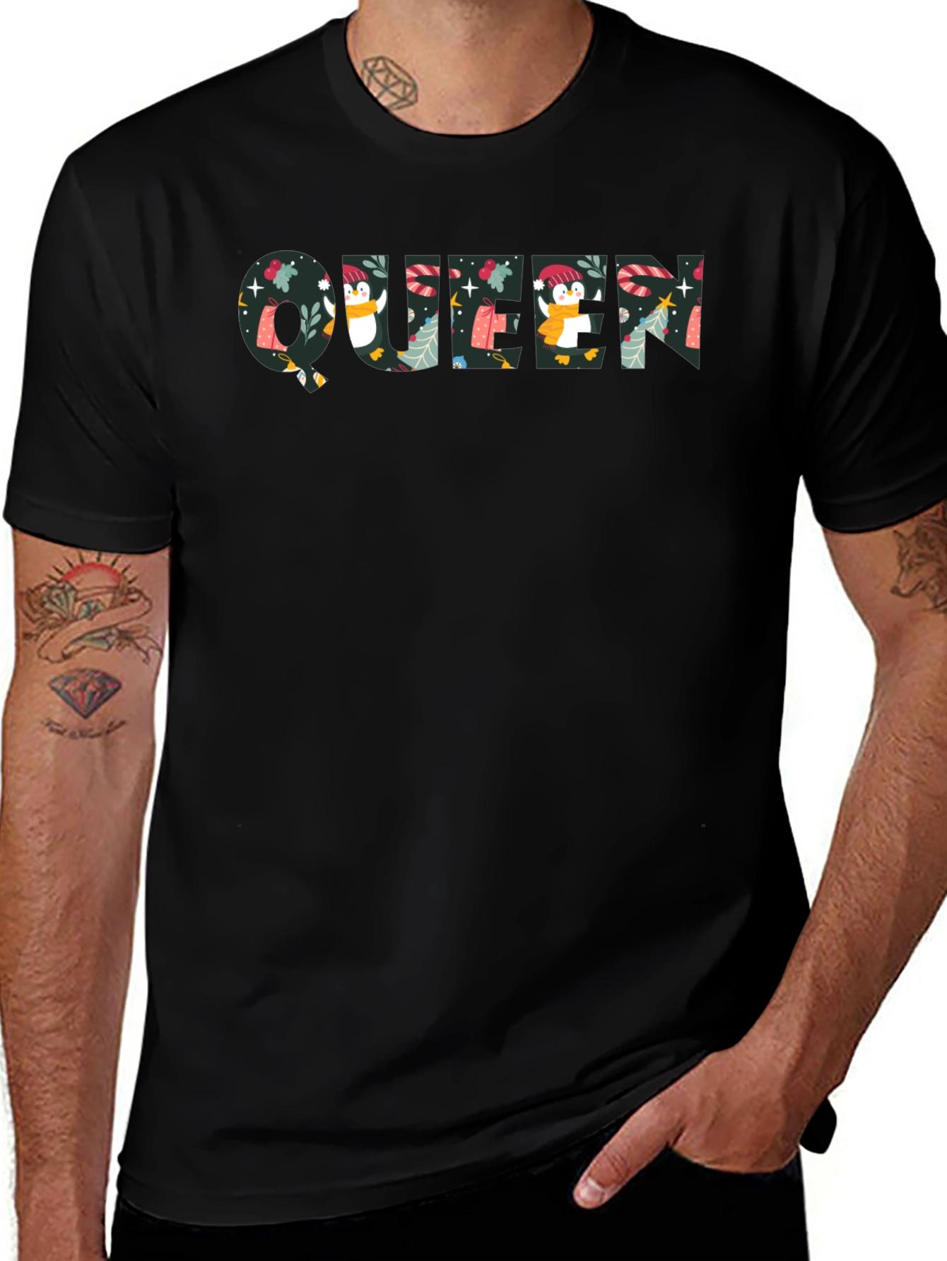Queen Penguin Christmas T-Shirt