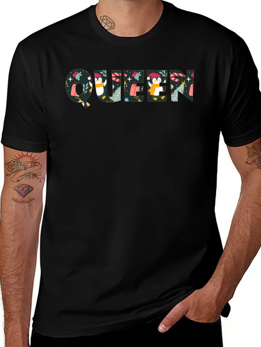Queen Penguin Christmas T-Shirt