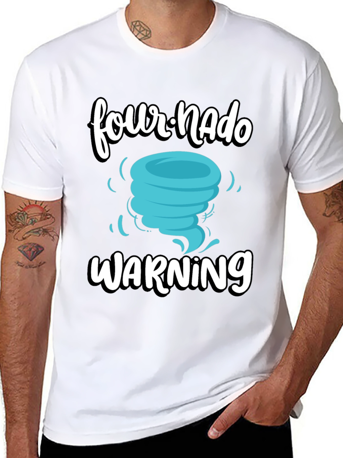 Four-Nado Warning Graphic Tee
