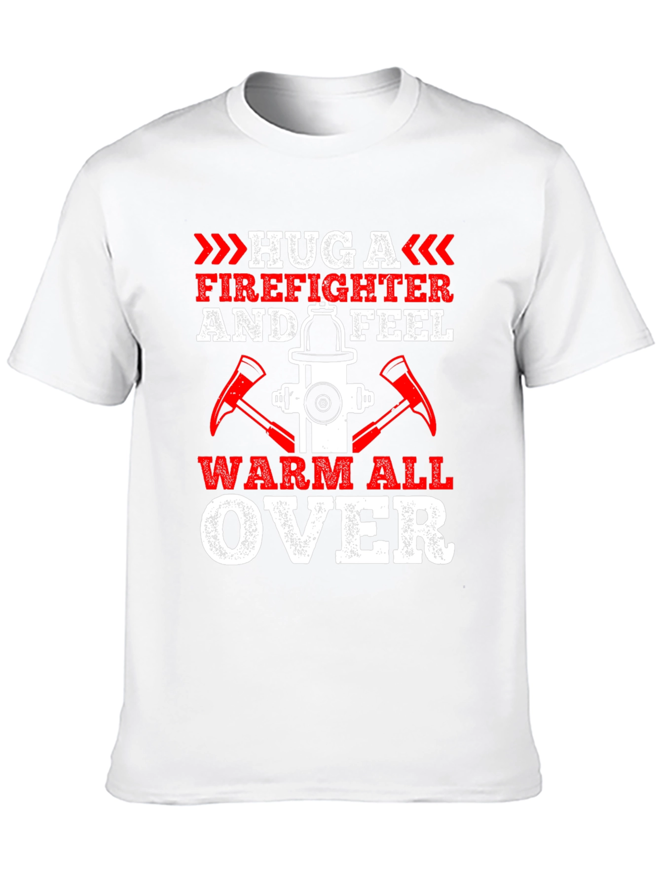 Hug a Firefighter Graphic Tee