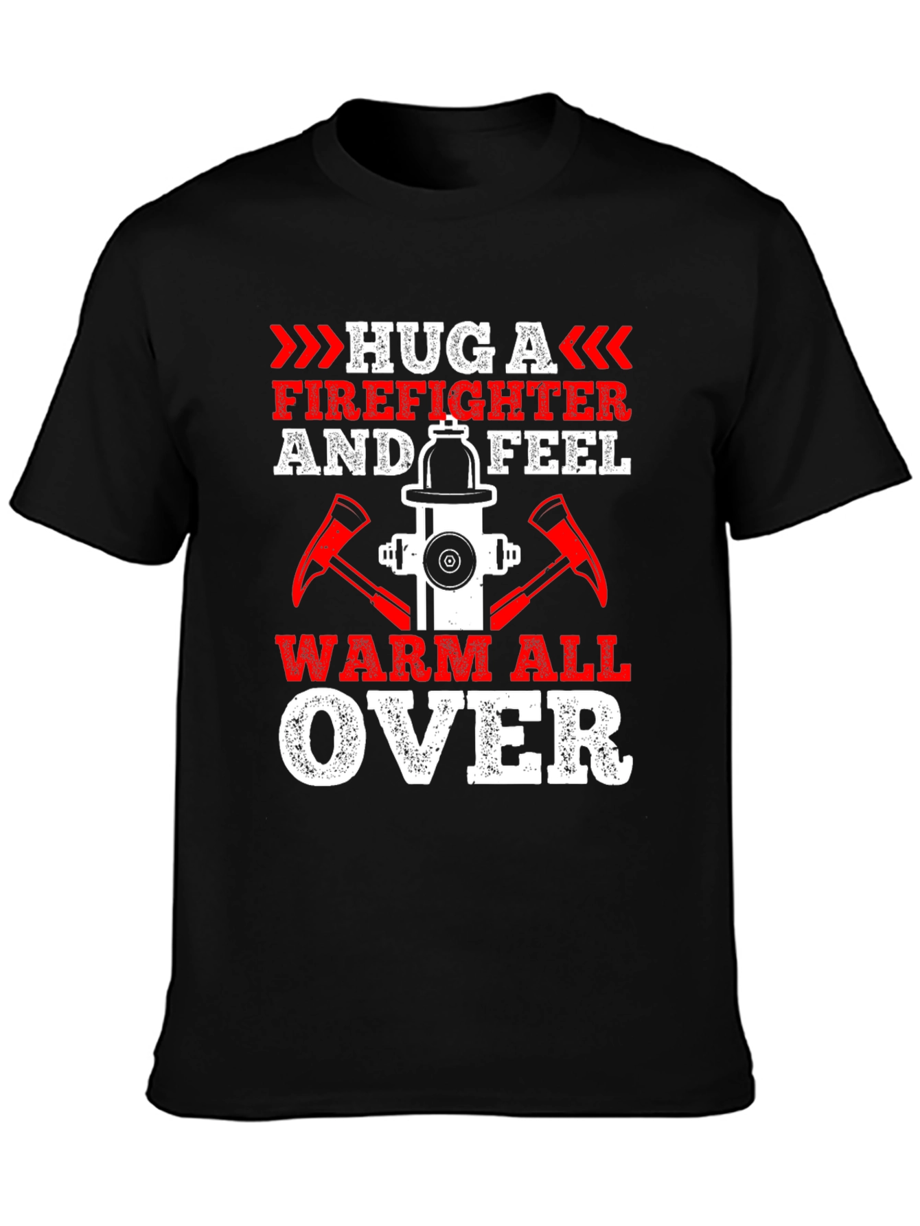 Hug a Firefighter Graphic Tee