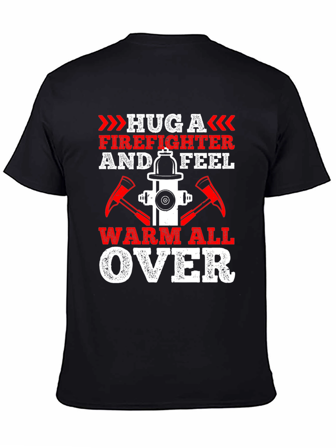 Hug a Firefighter Graphic Tee