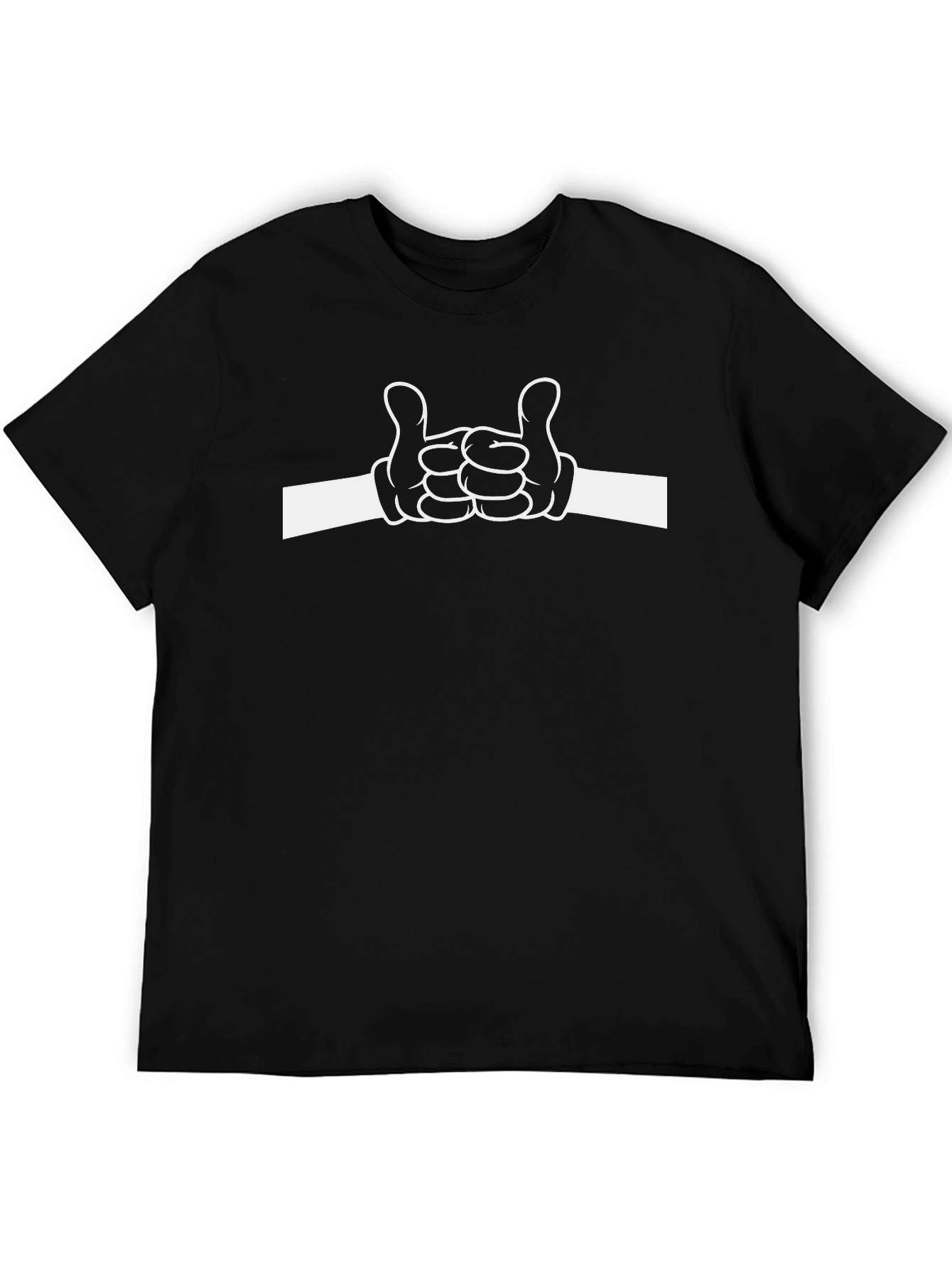 Rock On Graphic Tee - Black Cotton Casual Shirt