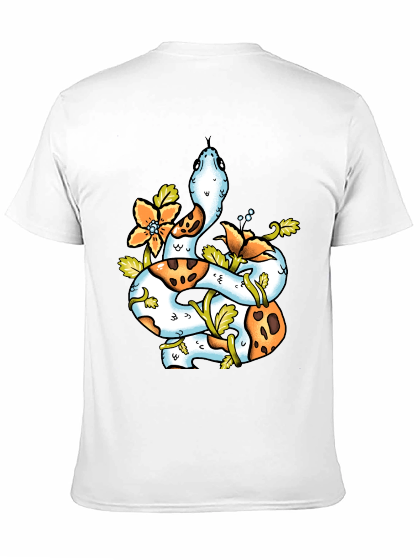 Snake & Floral T-Shirt