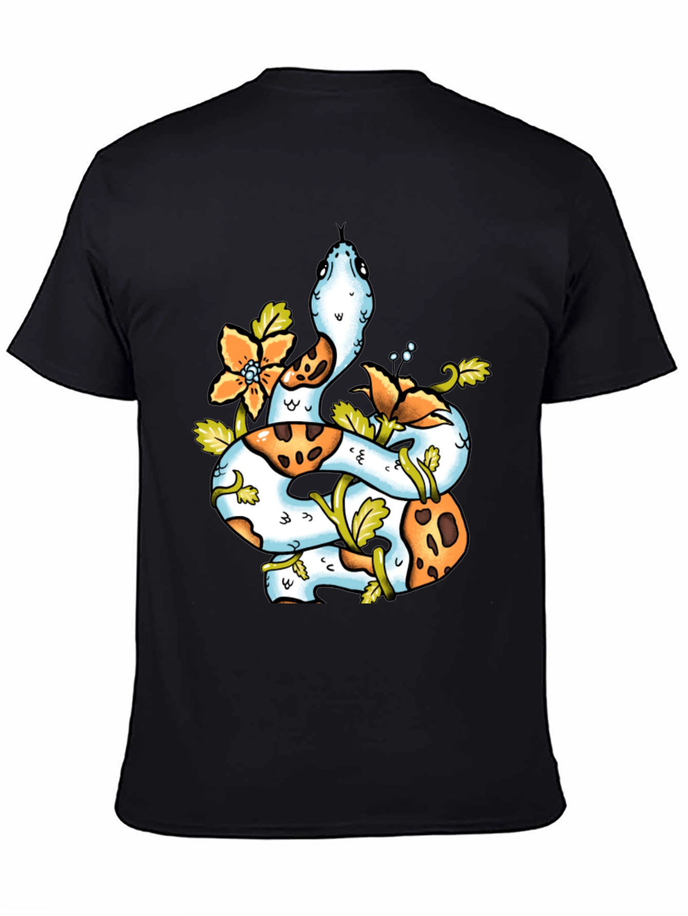 Snake & Floral T-Shirt