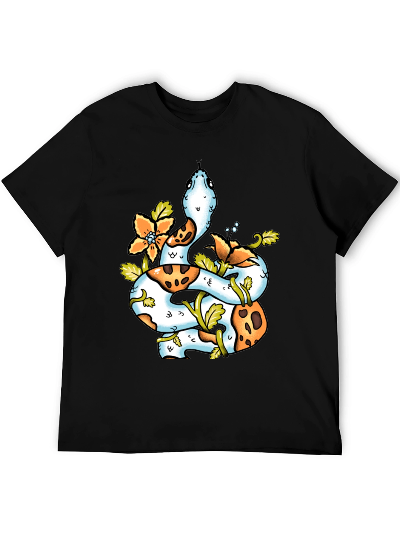 Snake & Floral T-Shirt