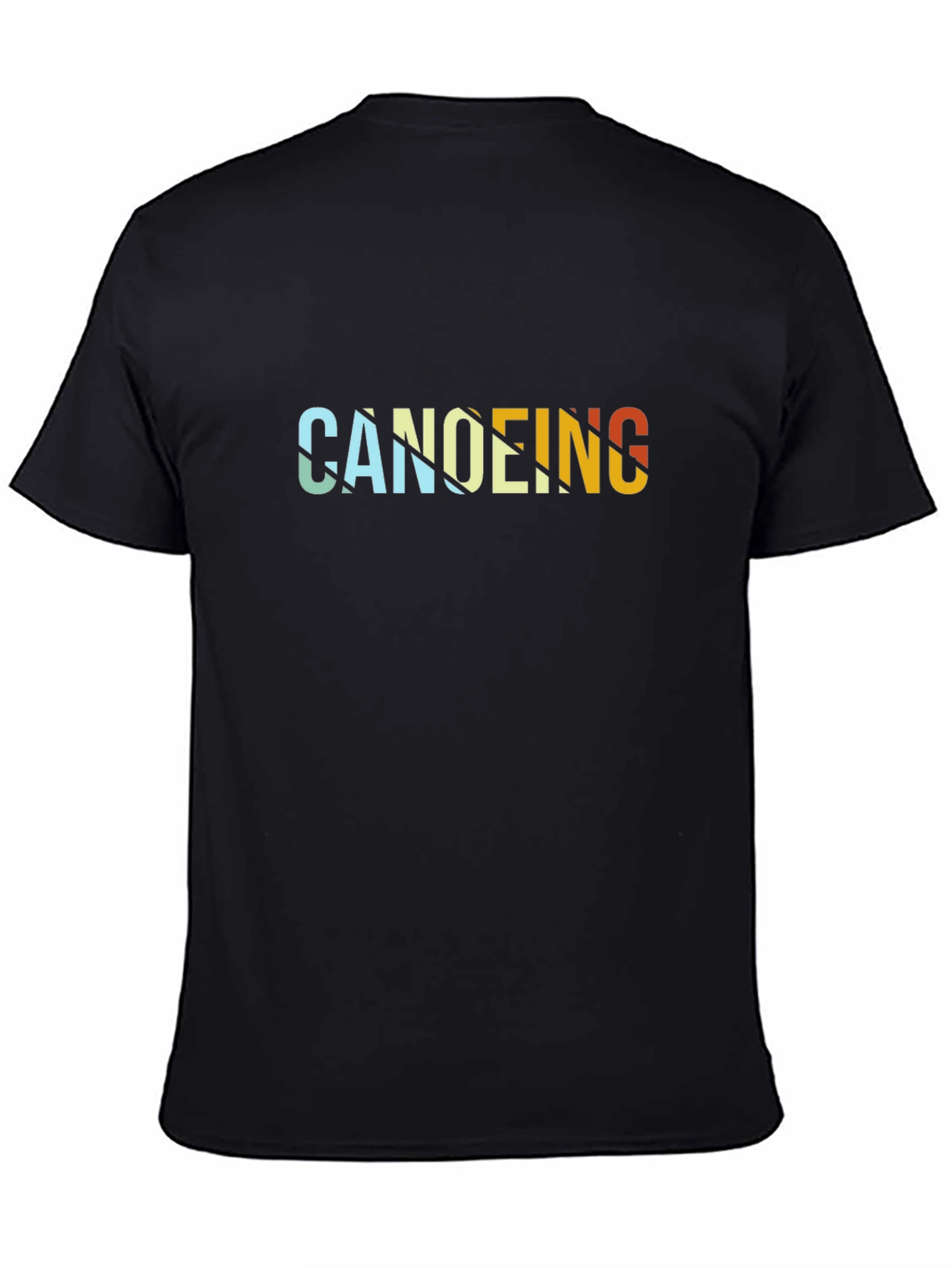 Canoeing Retro Style Graphic T-Shirt
