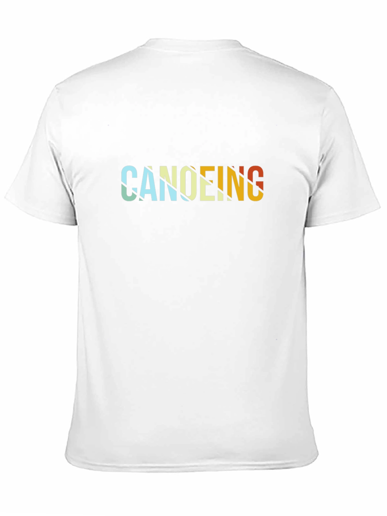 Canoeing Retro Style Graphic T-Shirt