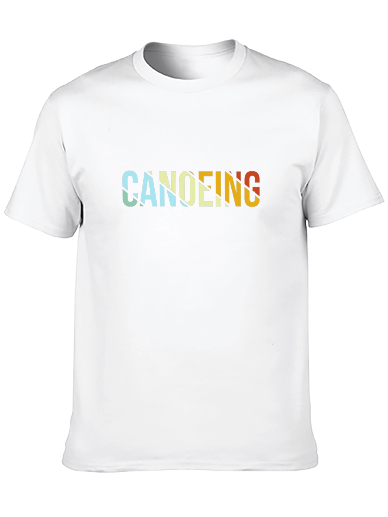 Canoeing Retro Style Graphic T-Shirt