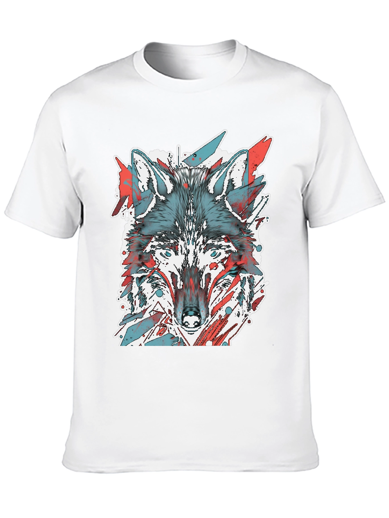 Wolf Graphic Tee - Cool Animal Print Shirt