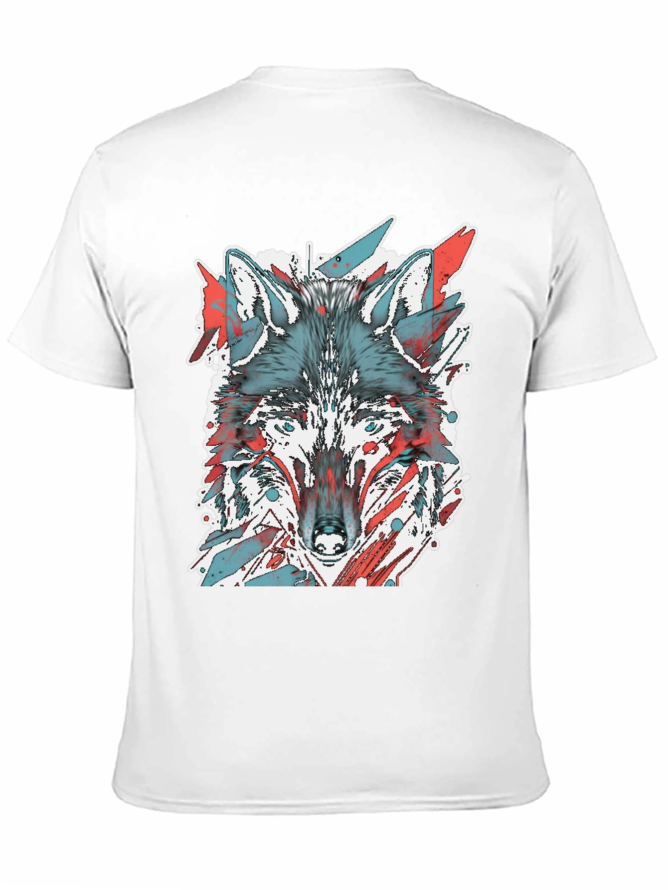 Wolf Graphic Tee - Cool Animal Print Shirt