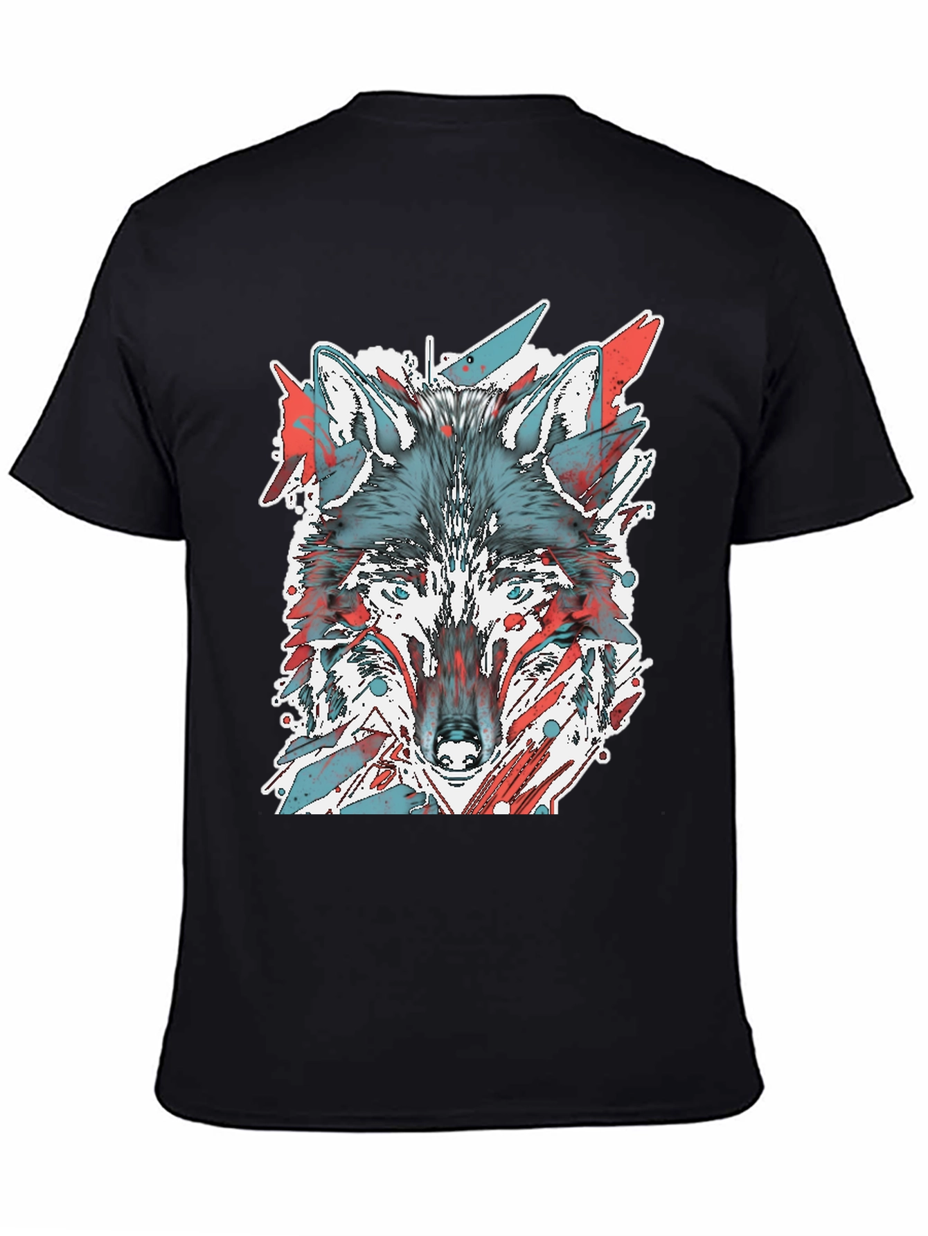 Wolf Graphic Tee - Cool Animal Print Shirt