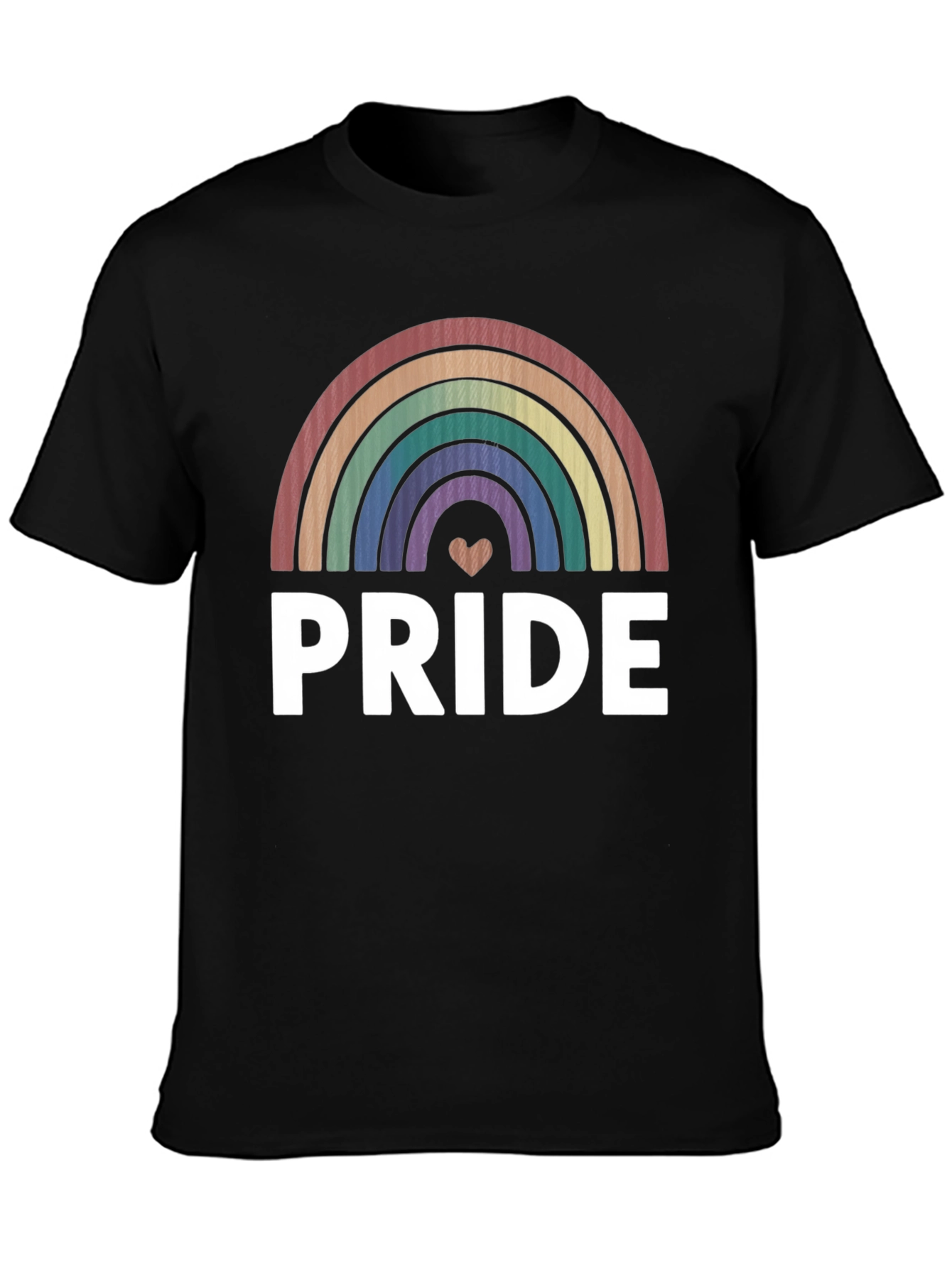 Pride Rainbow Heart T-Shirt - LGBTQ+ Pride Apparel