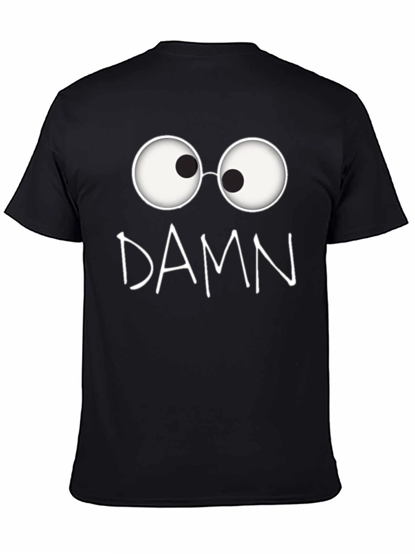 Damn Funny Graphic Tee - Black Cotton T-Shirt