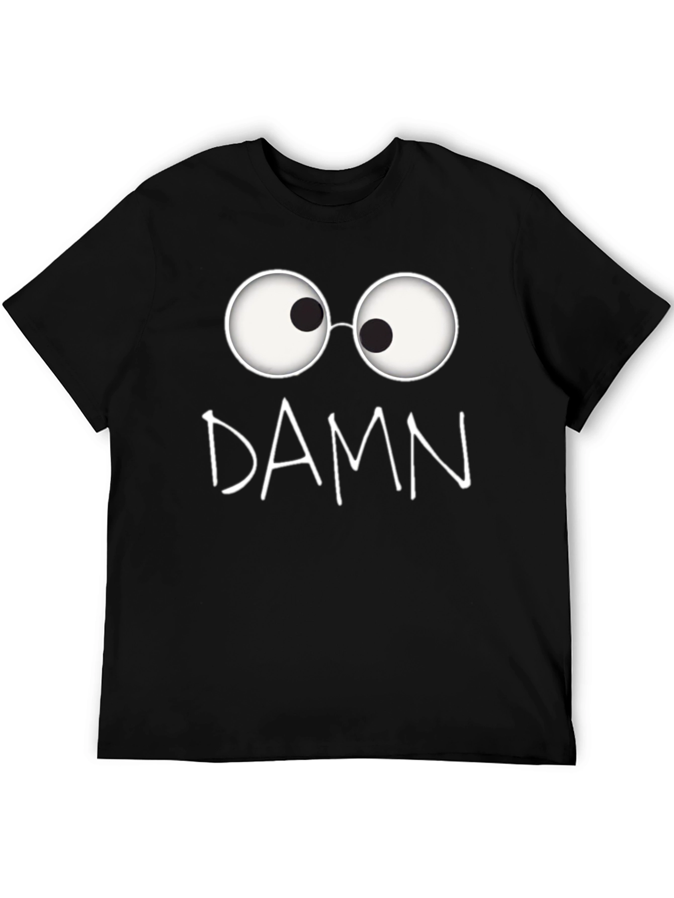Damn Funny Graphic Tee - Black Cotton T-Shirt