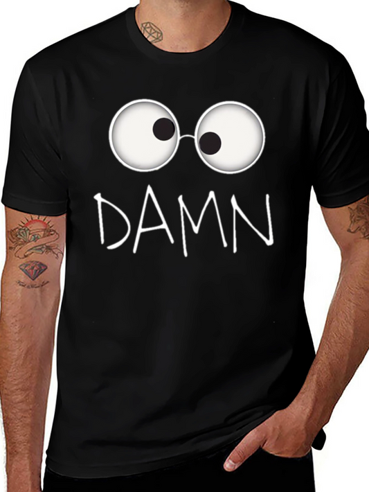 Damn Funny Graphic Tee - Black Cotton T-Shirt