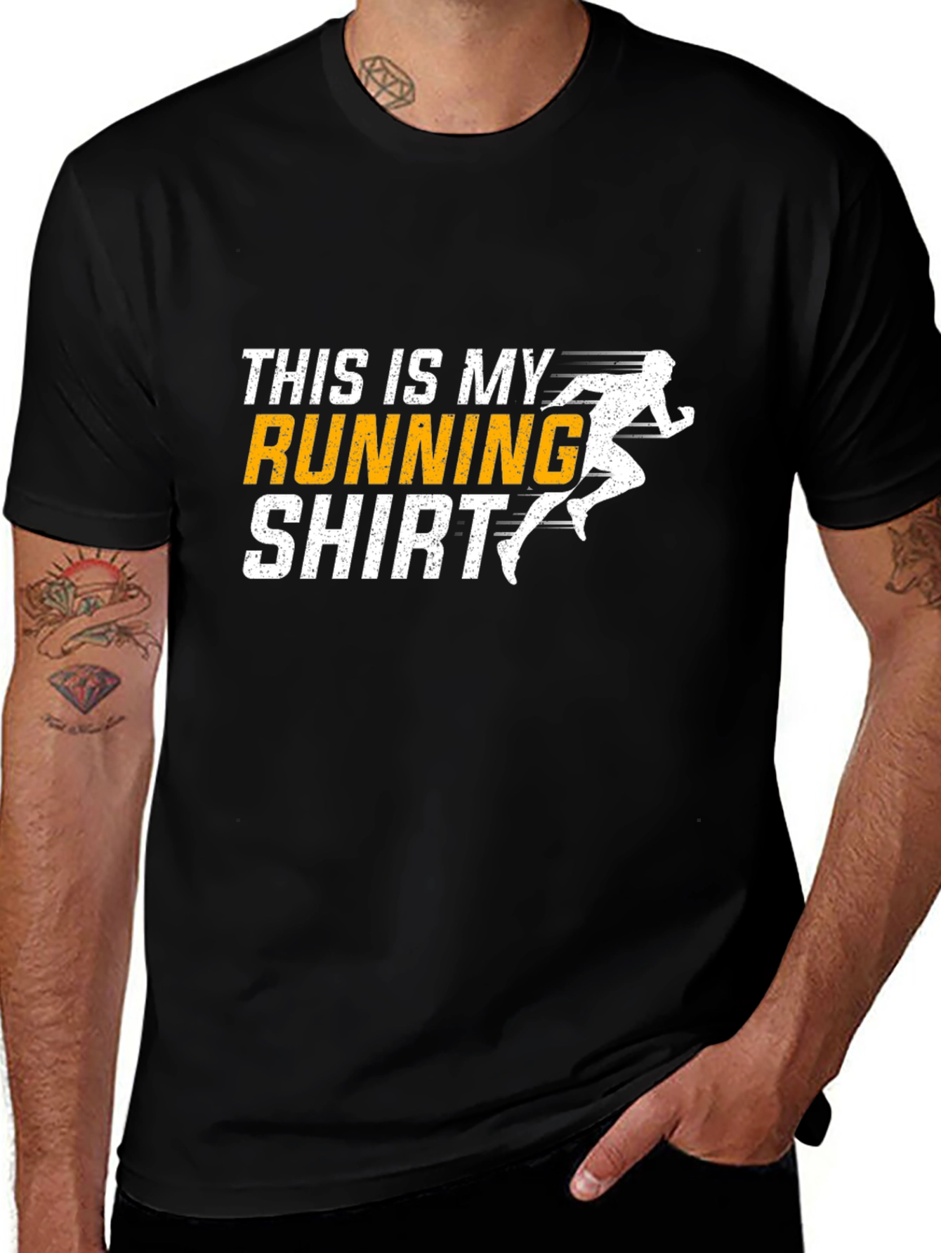 This Is My Running Shirt - Athletic Tee