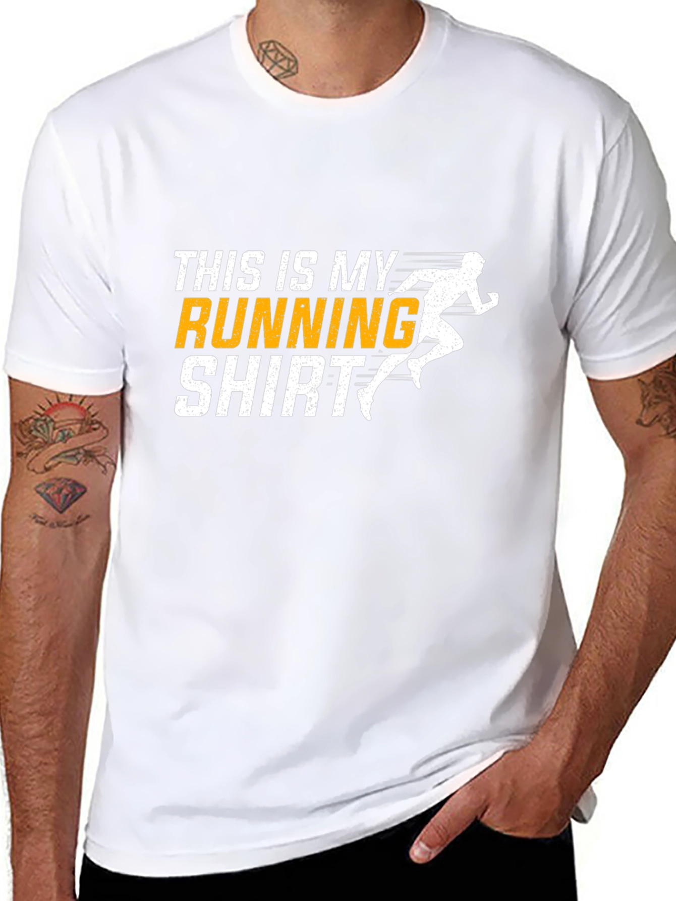 This Is My Running Shirt - Athletic Tee